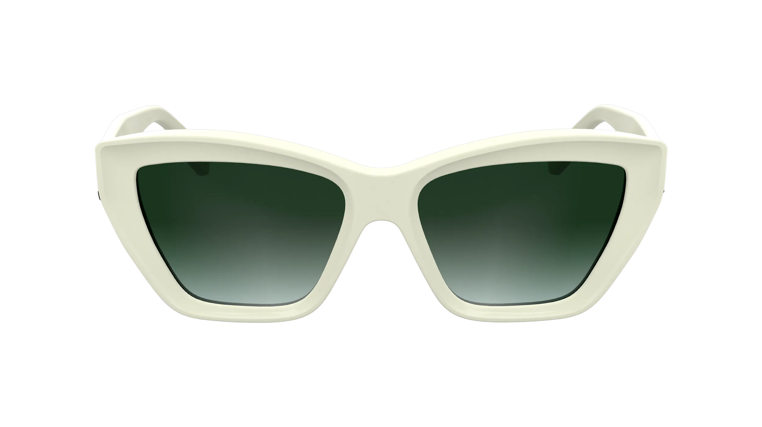 Karl Lagerfeld KL6179S 105 Occhiali da sole Acetato Bianco Cat Eye Normale - immagine 2