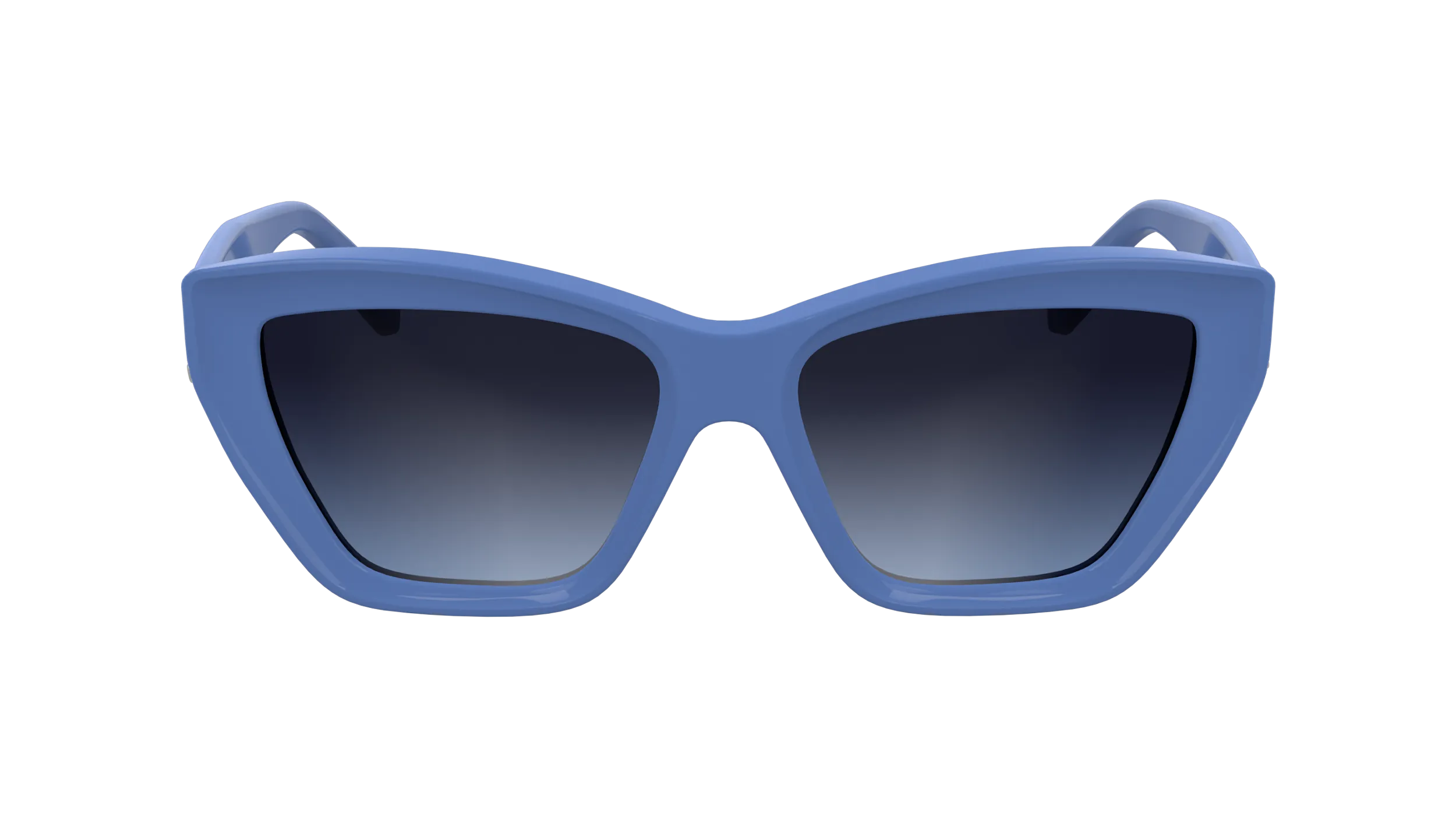 Karl Lagerfeld KL6179S 423 Occhiali da sole Acetato Blu Cat Eye Normale - immagine 2