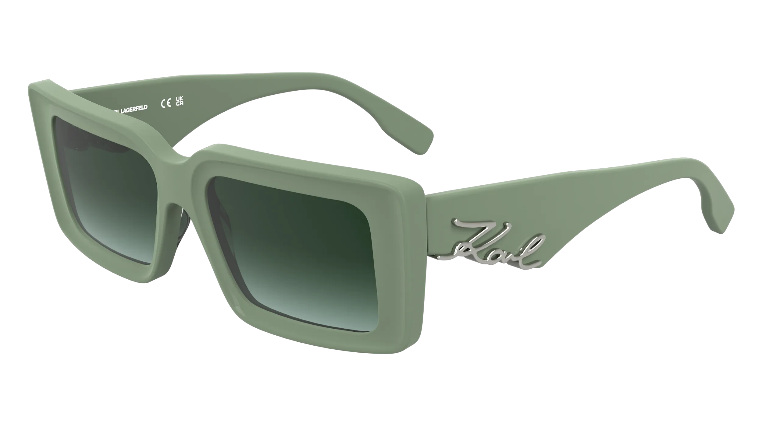 Karl Lagerfeld KL6180S 316 Occhiali da sole Acetato Grigio Squadrata Normale - immagine 1