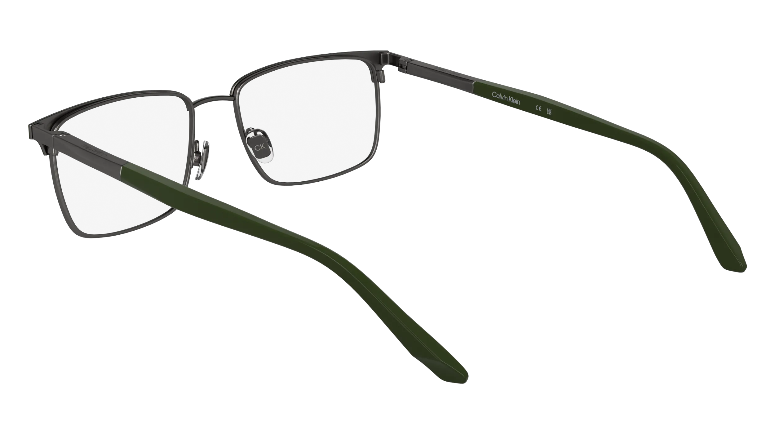 Calvin Klein CK25106 330 Montature da vista Metallo Verde Squadrata Normale - immagine 4