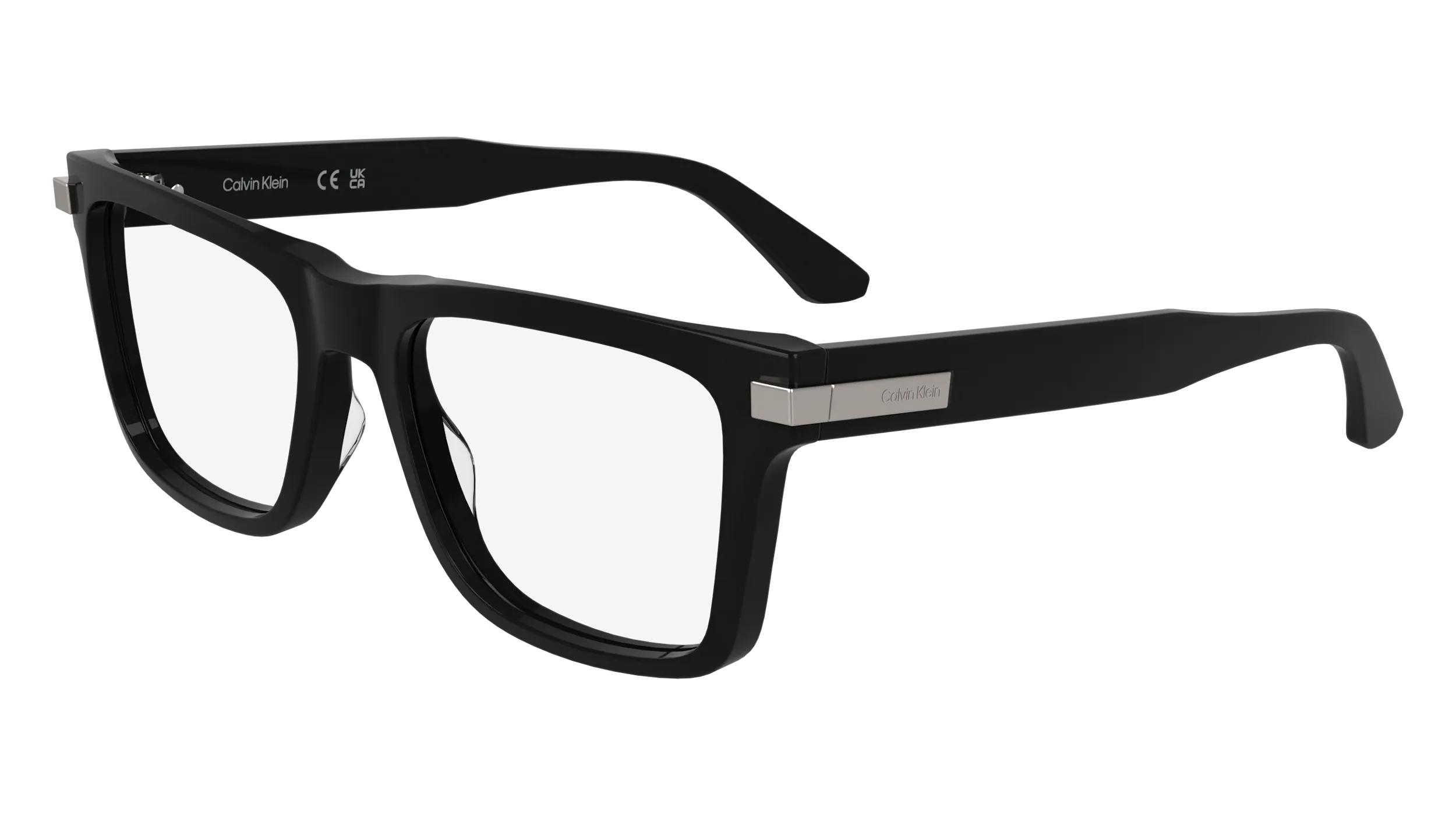Calvin Klein CK25514 001 Montature da vista Acetato Nero Squadrata Normale - immagine 1