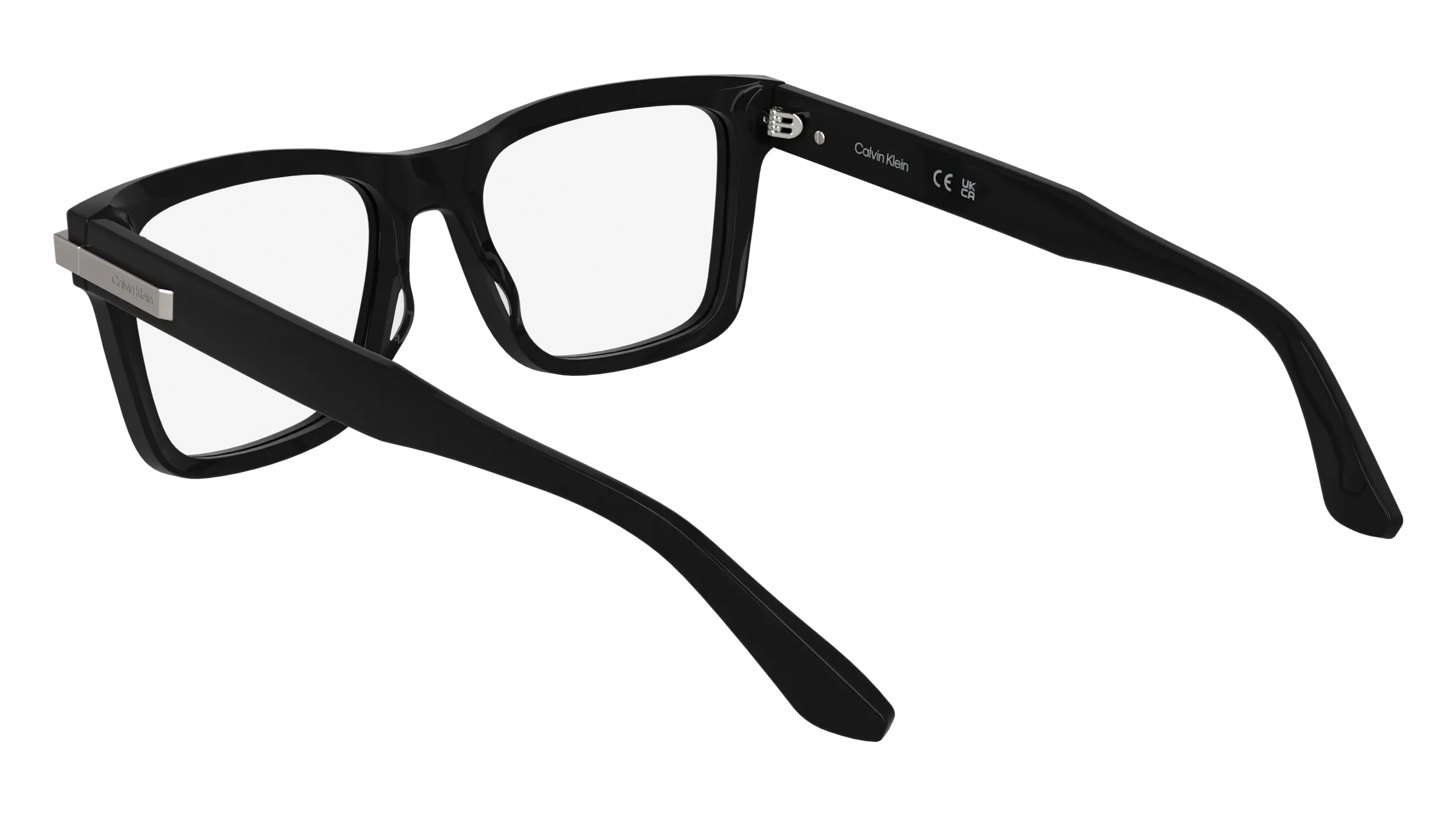 Calvin Klein CK25514 001 Montature da vista Acetato Nero Squadrata Normale - immagine 4