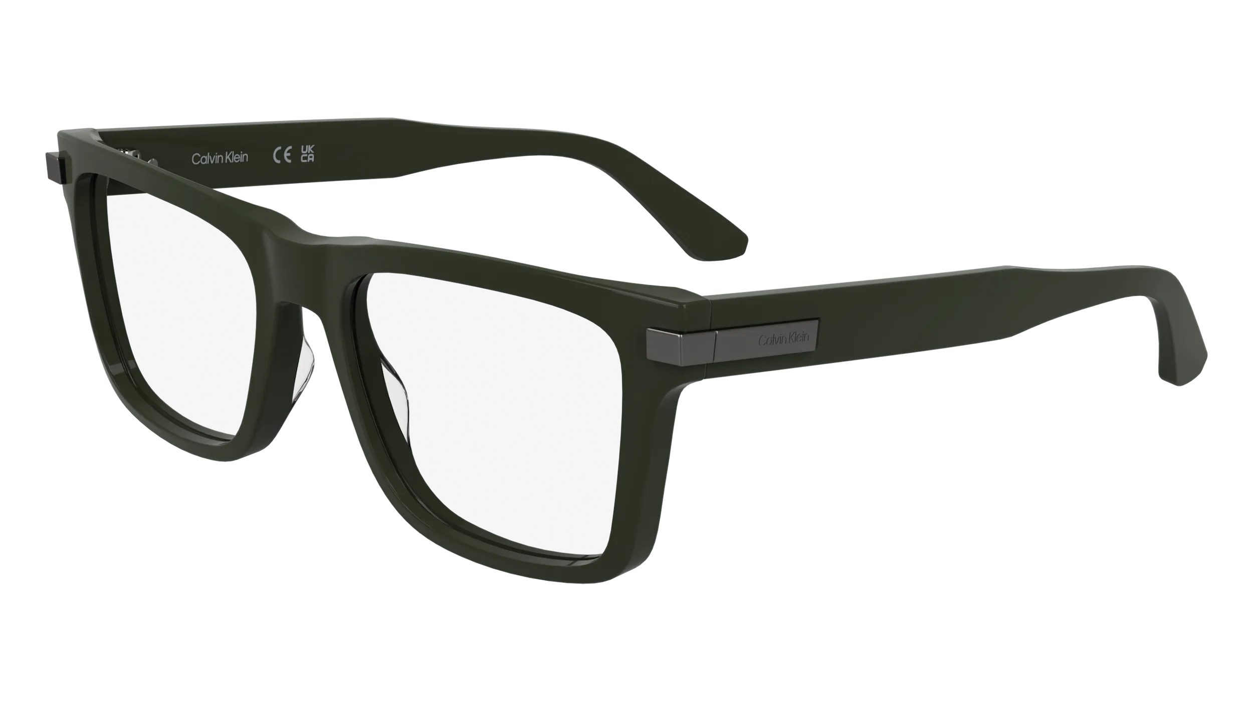 Calvin Klein CK25514 330 Montature da vista Acetato Verde Squadrata Normale - immagine 1