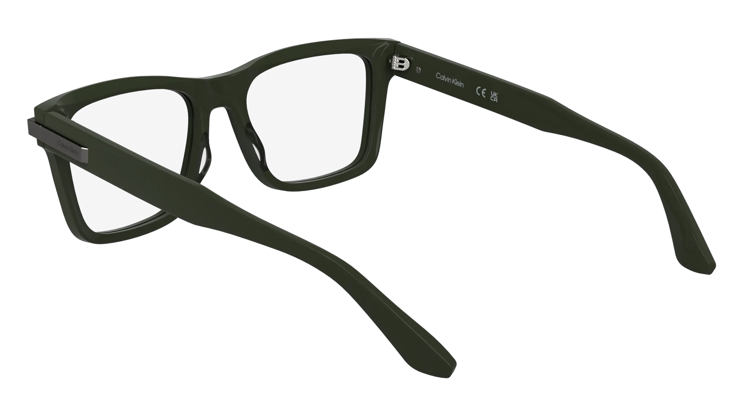 Calvin Klein CK25514 330 Montature da vista Acetato Verde Squadrata Normale - immagine 4