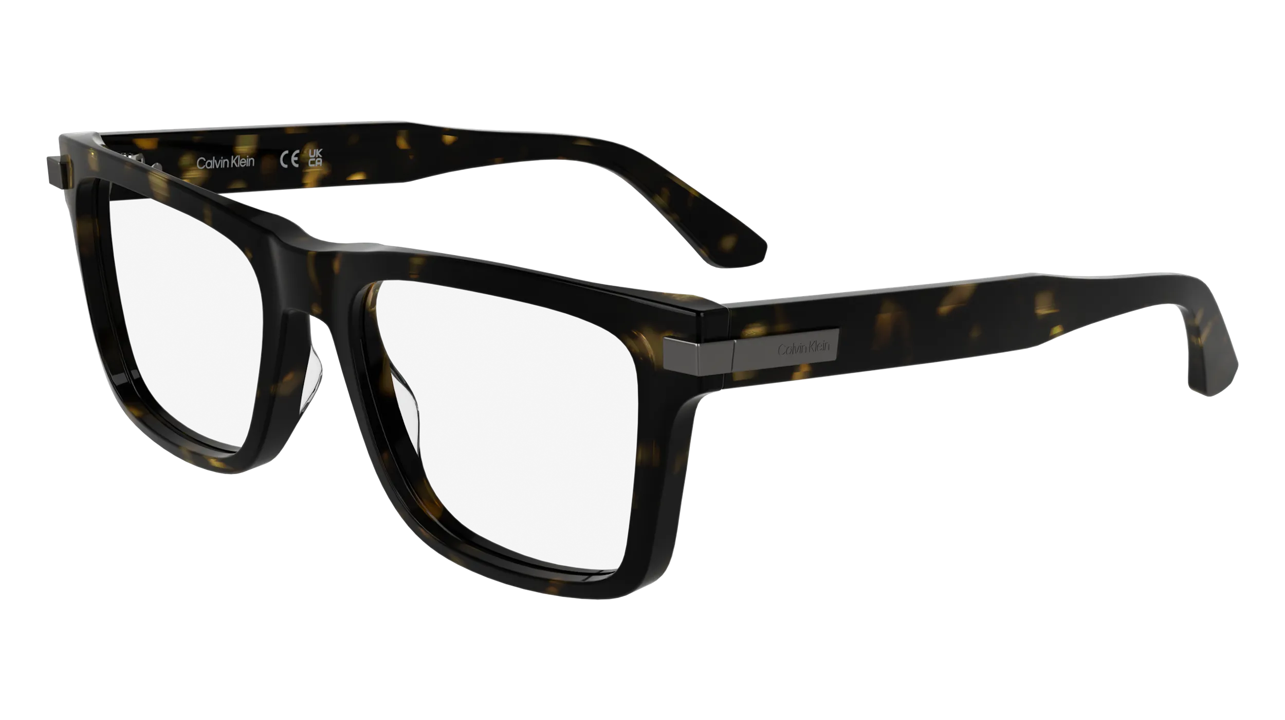 Calvin Klein CK25514 235 Montature da vista Acetato Havana Squadrata Normale - immagine 1