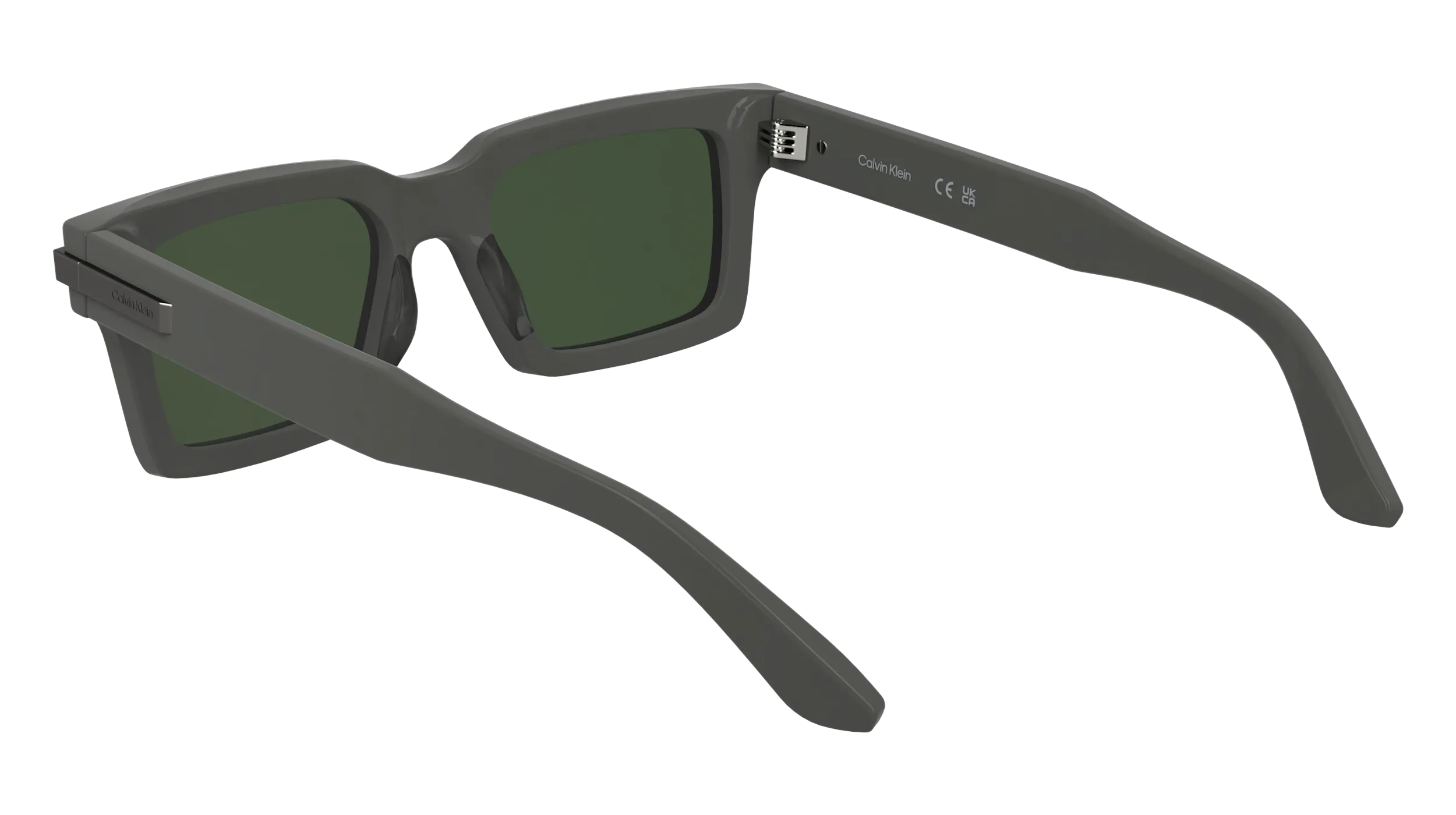 Calvin Klein CK25503S 035 Occhiali da sole Acetato Grigio Squadrata Normale - immagine 4