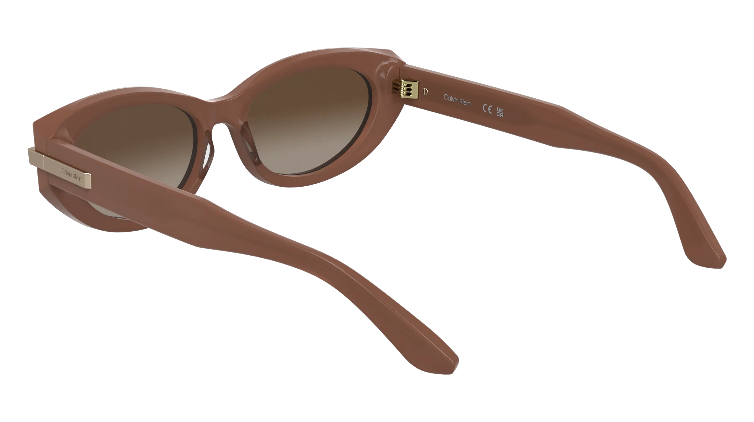 Calvin Klein CK25502S 601 Occhiali da sole Acetato Cat Eye Normale - immagine 4