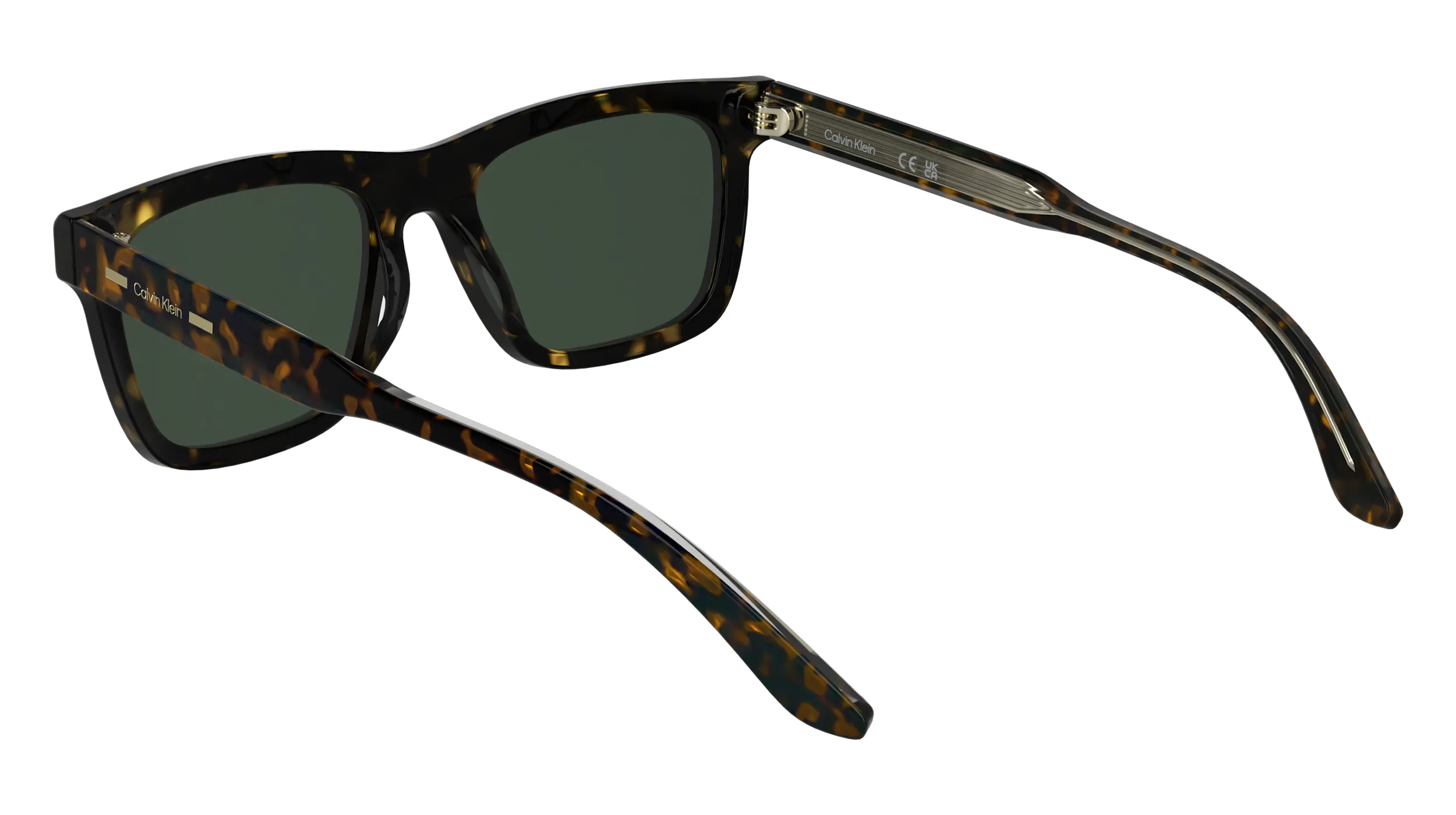 Calvin Klein CK25506S 235 Occhiali da sole Acetato Havana Squadrata Normale - immagine 4