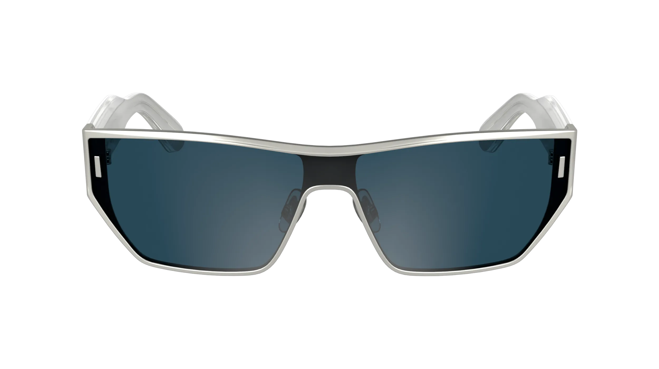 Calvin Klein CK25102S 045 Occhiali da sole Metallo Argento Squadrata Normale - immagine 2