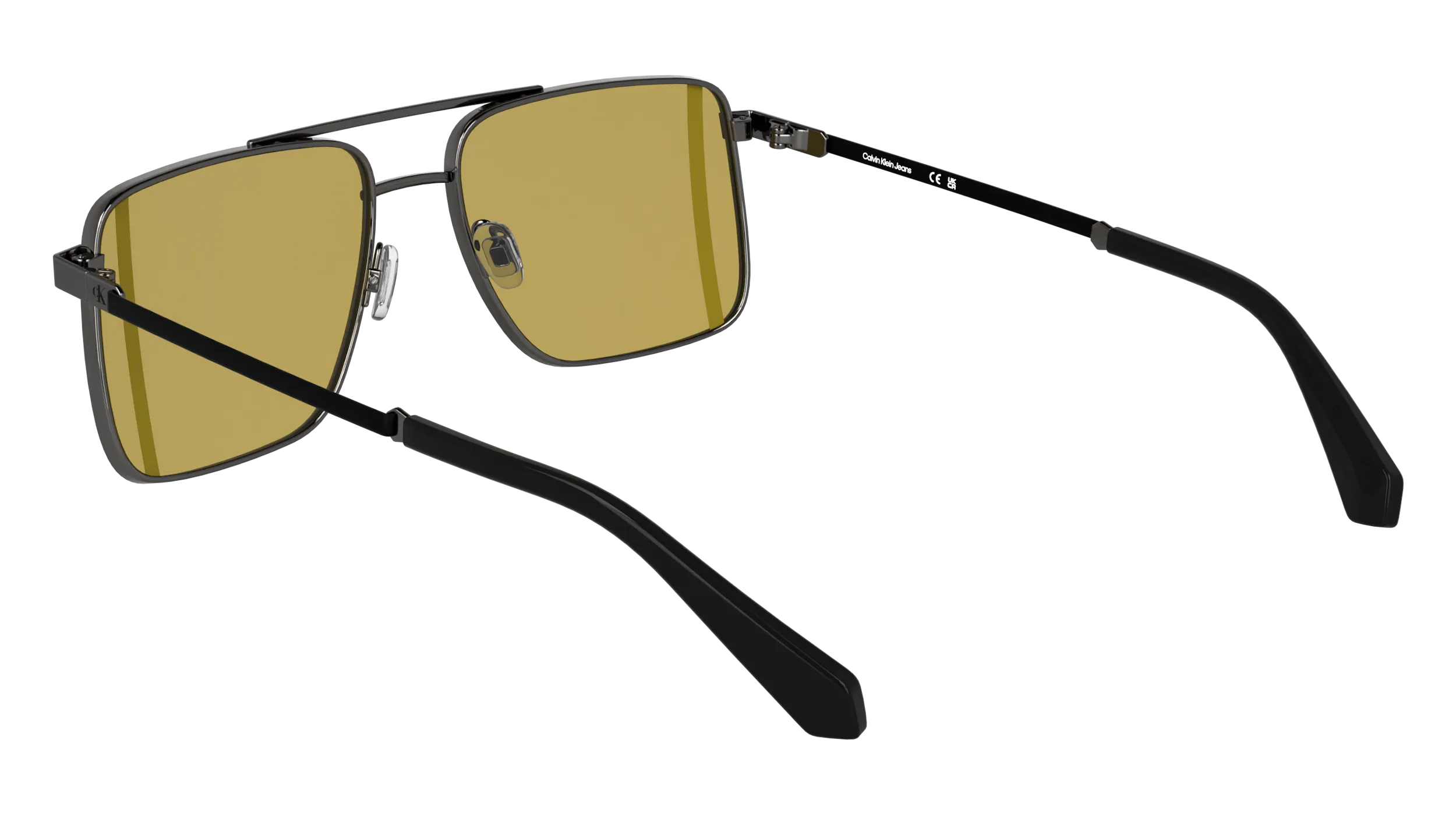 Calvin Klein CKJ25201S 017 Occhiali da sole Metallo Rutenio Pilot Normale - immagine 4