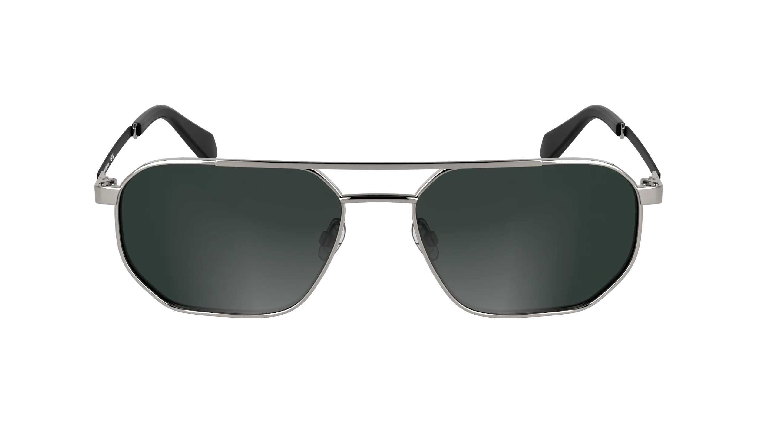 Calvin Klein CKJ25202S 016 Occhiali da sole Metallo Rutenio Squadrata Normale - immagine 2