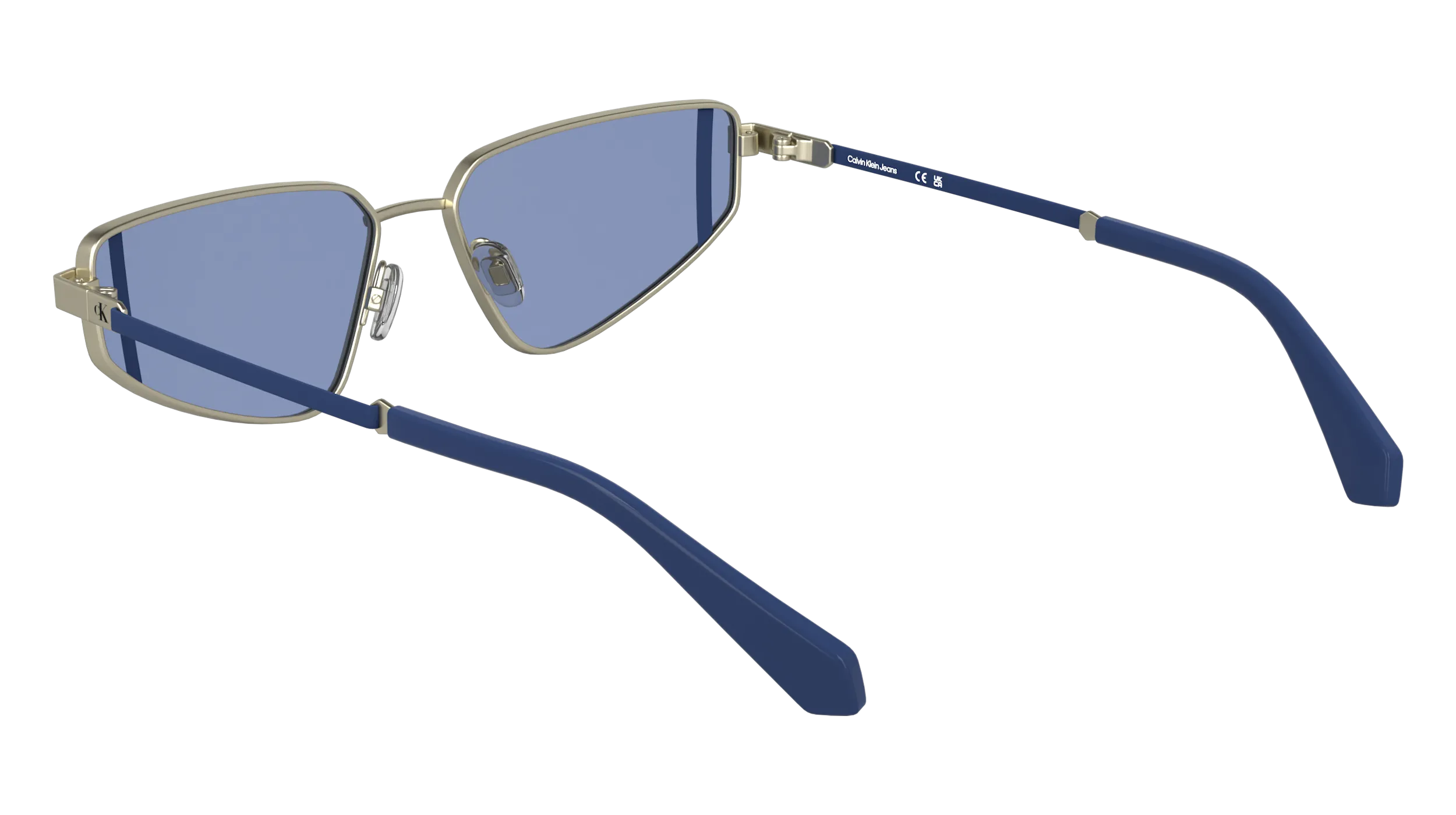 Calvin Klein CKJ25200S 718 Occhiali da sole Metallo Oro Cat Eye Normale - immagine 4