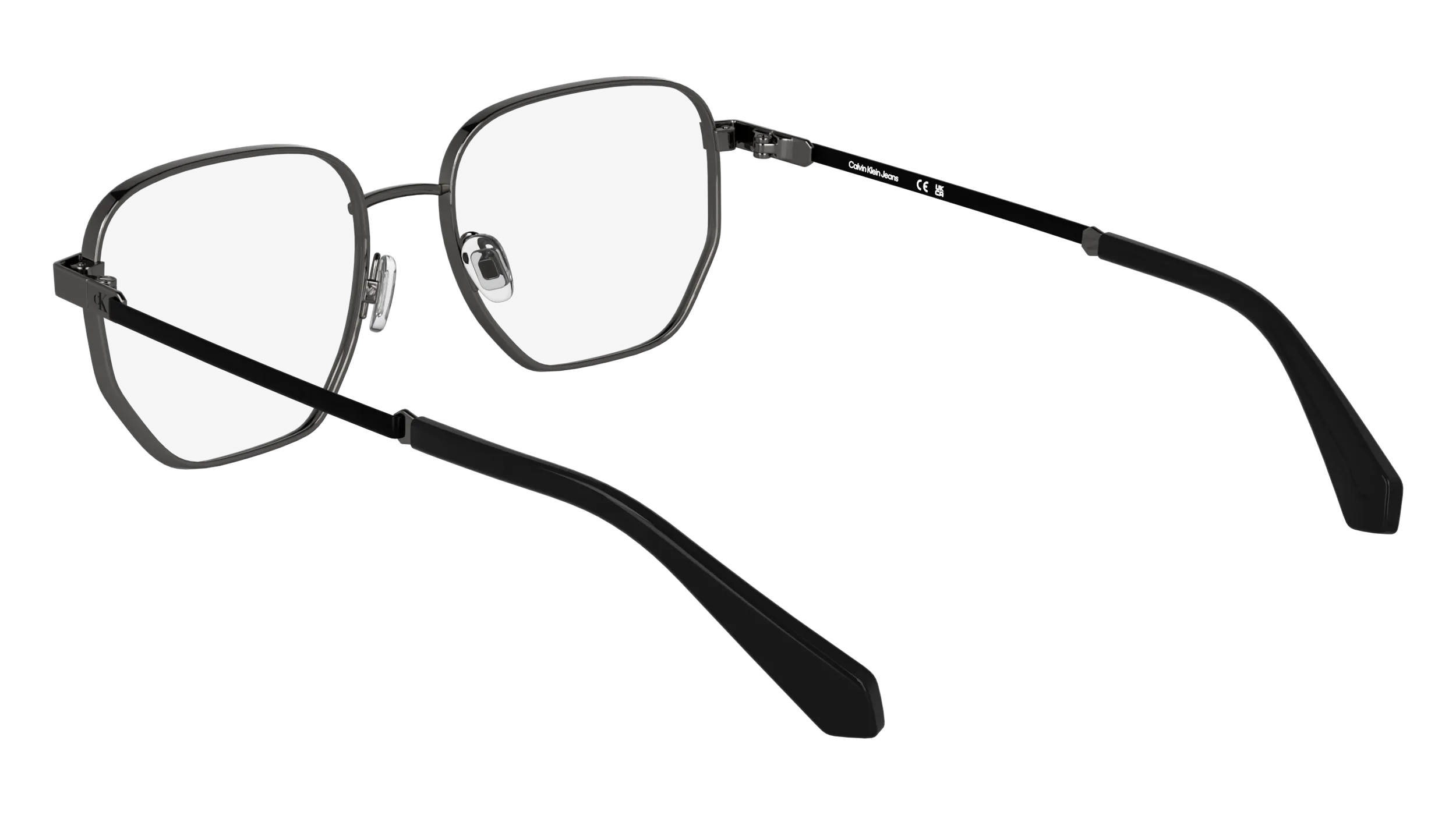 Calvin Klein CKJ25203 017 Montature da vista Metallo Rutenio Squadrata Normale - immagine 4