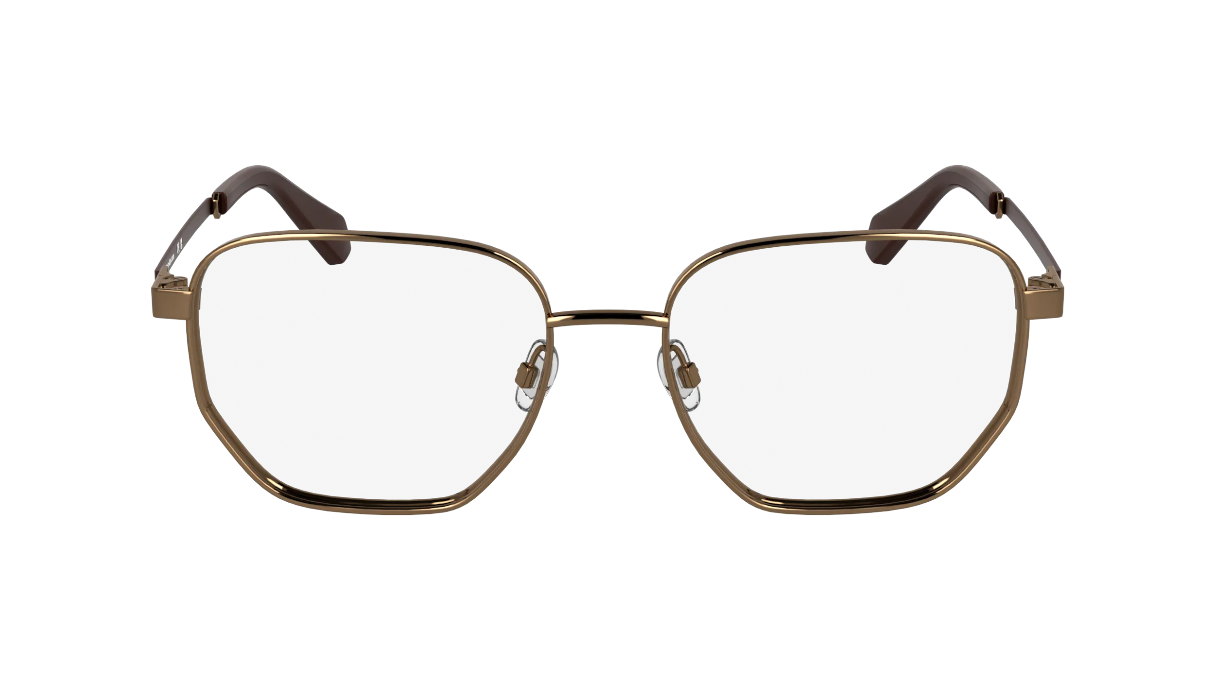 Calvin Klein CKJ25203 704 Montature da vista Metallo Oro Squadrata Normale - immagine 2