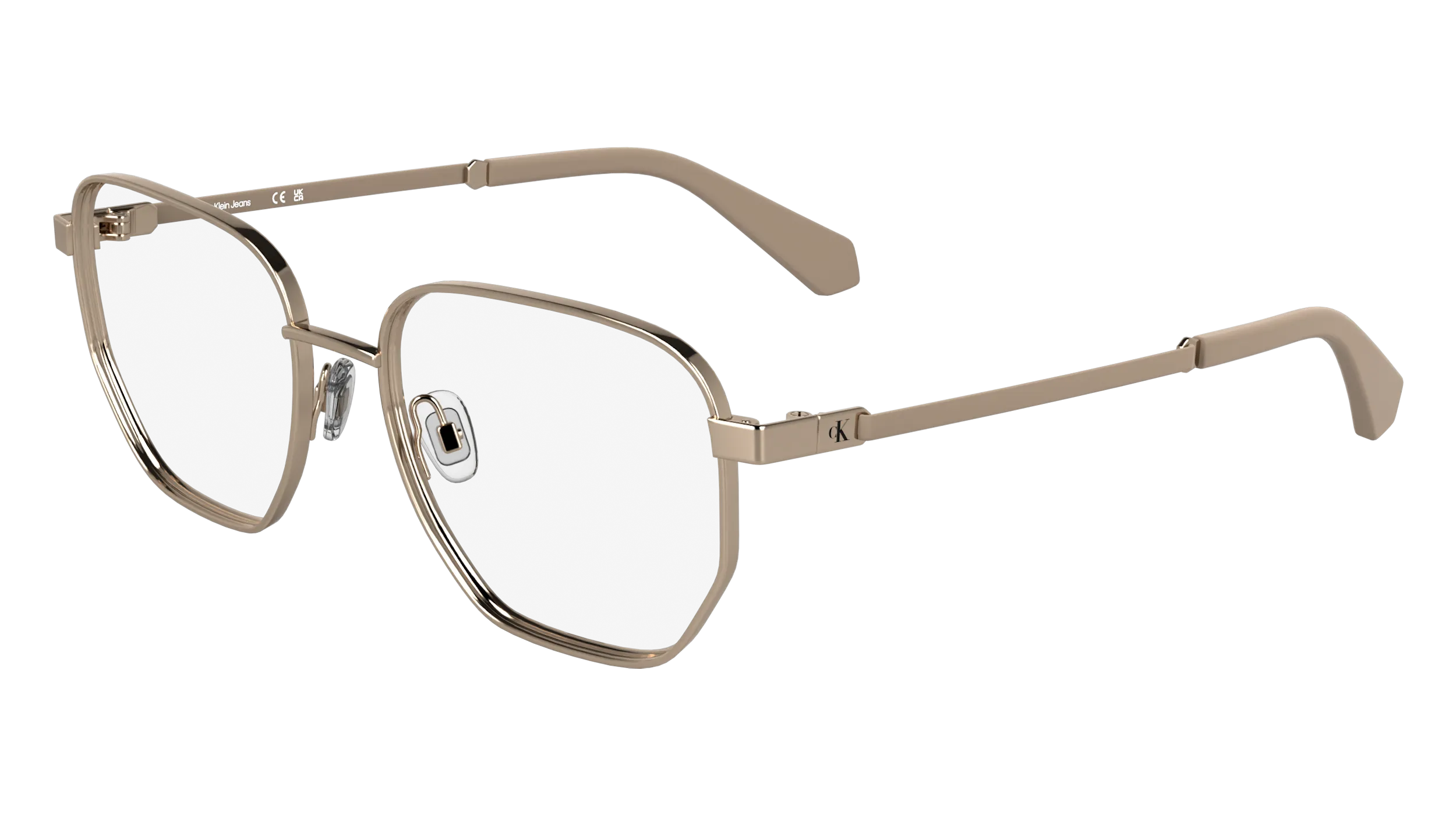 Calvin Klein CKJ25203 770 Montature da vista Metallo Oro Squadrata Normale - immagine 1