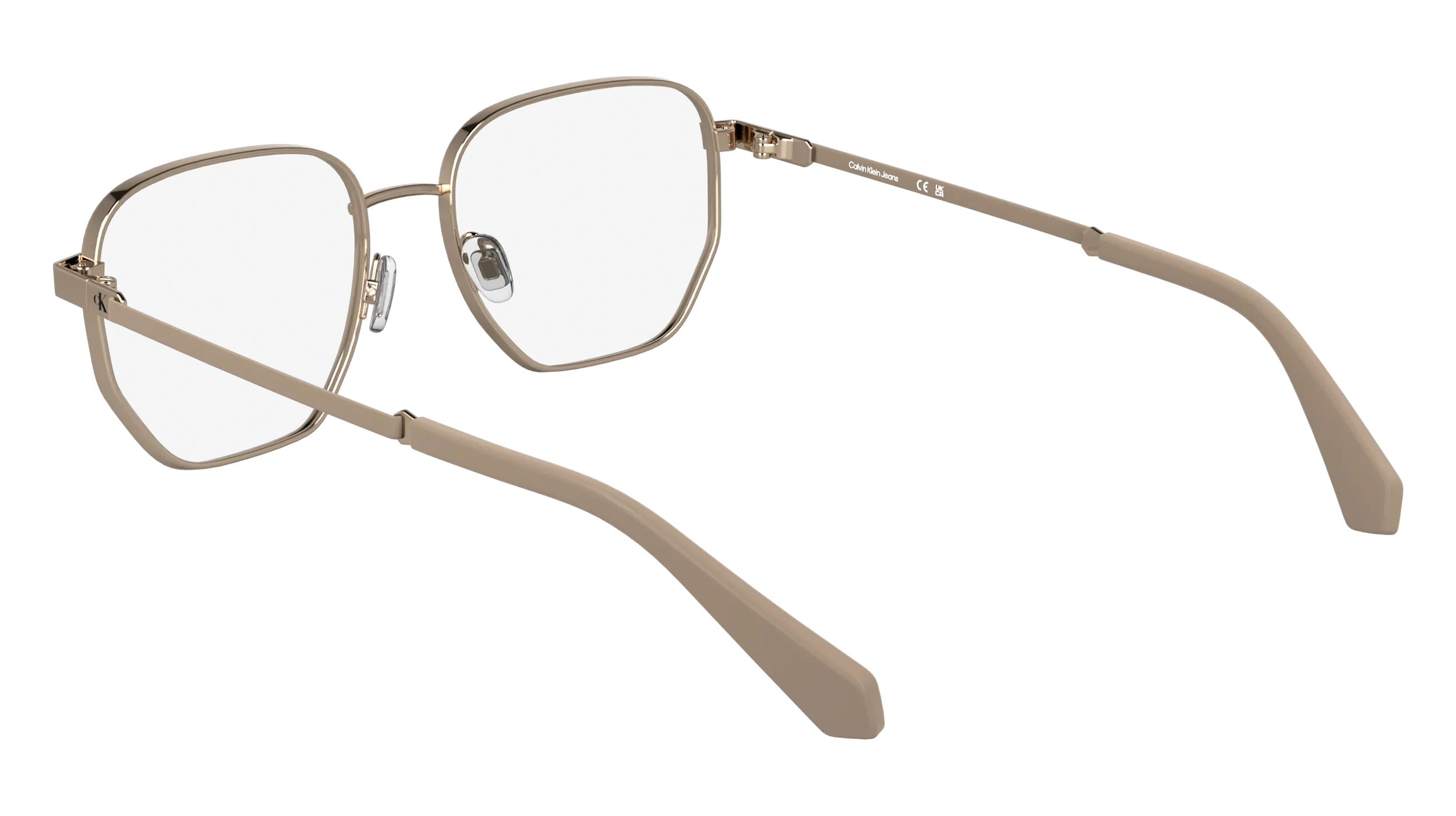 Calvin Klein CKJ25203 770 Montature da vista Metallo Oro Squadrata Normale - immagine 4