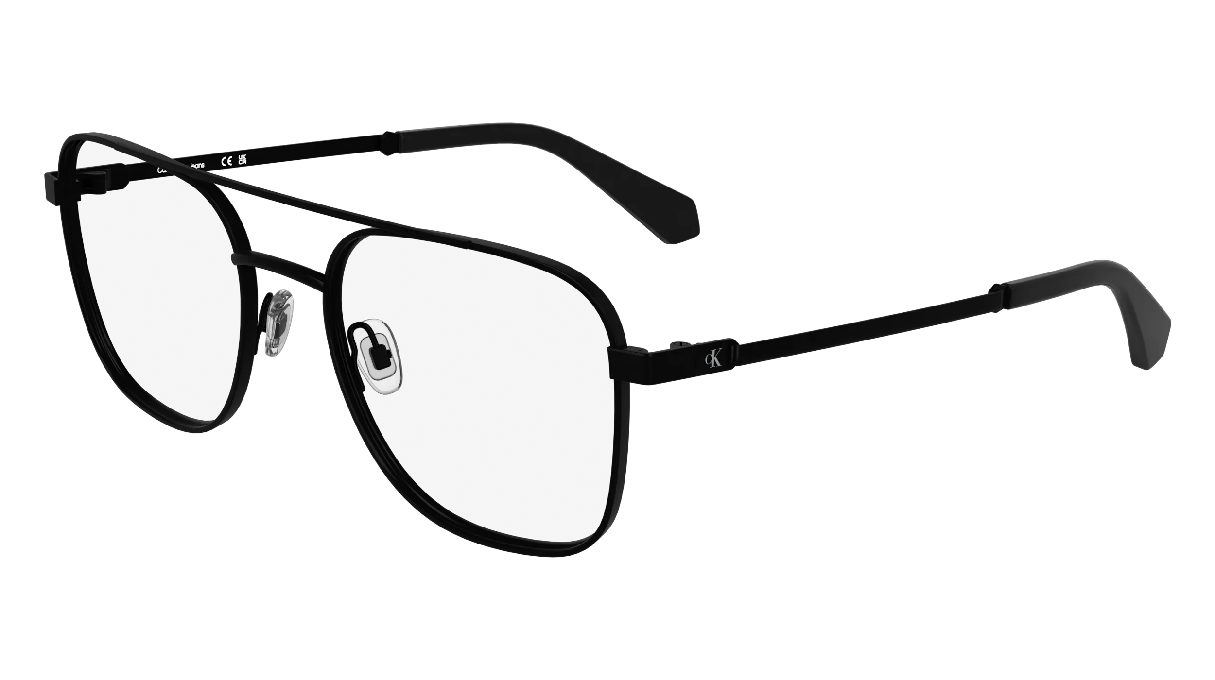 Calvin Klein CKJ25205 002 Montature da vista Metallo Nero Pilot Normale - immagine 1