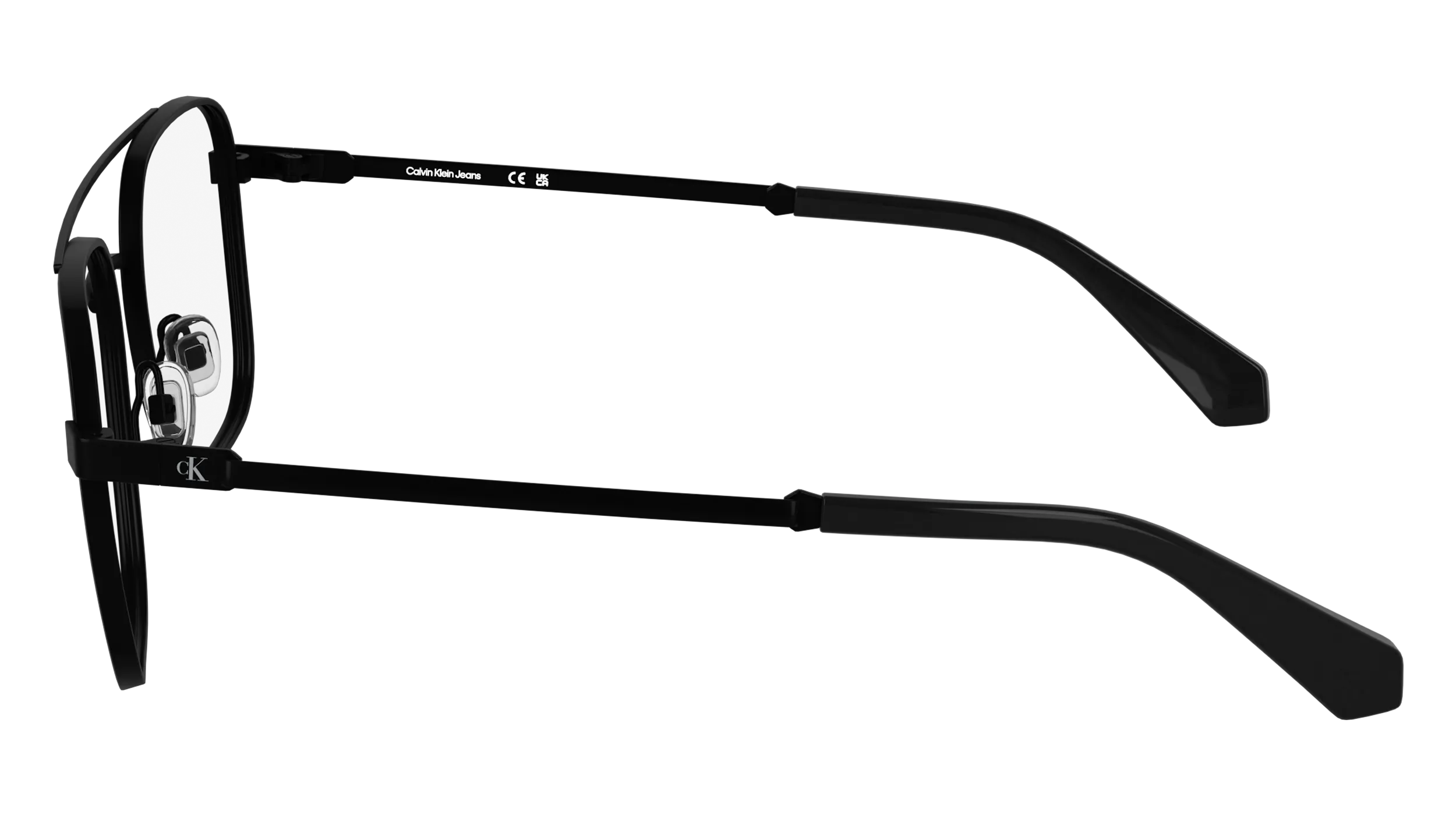 Calvin Klein CKJ25205 002 Montature da vista Metallo Nero Pilot Normale - immagine 3
