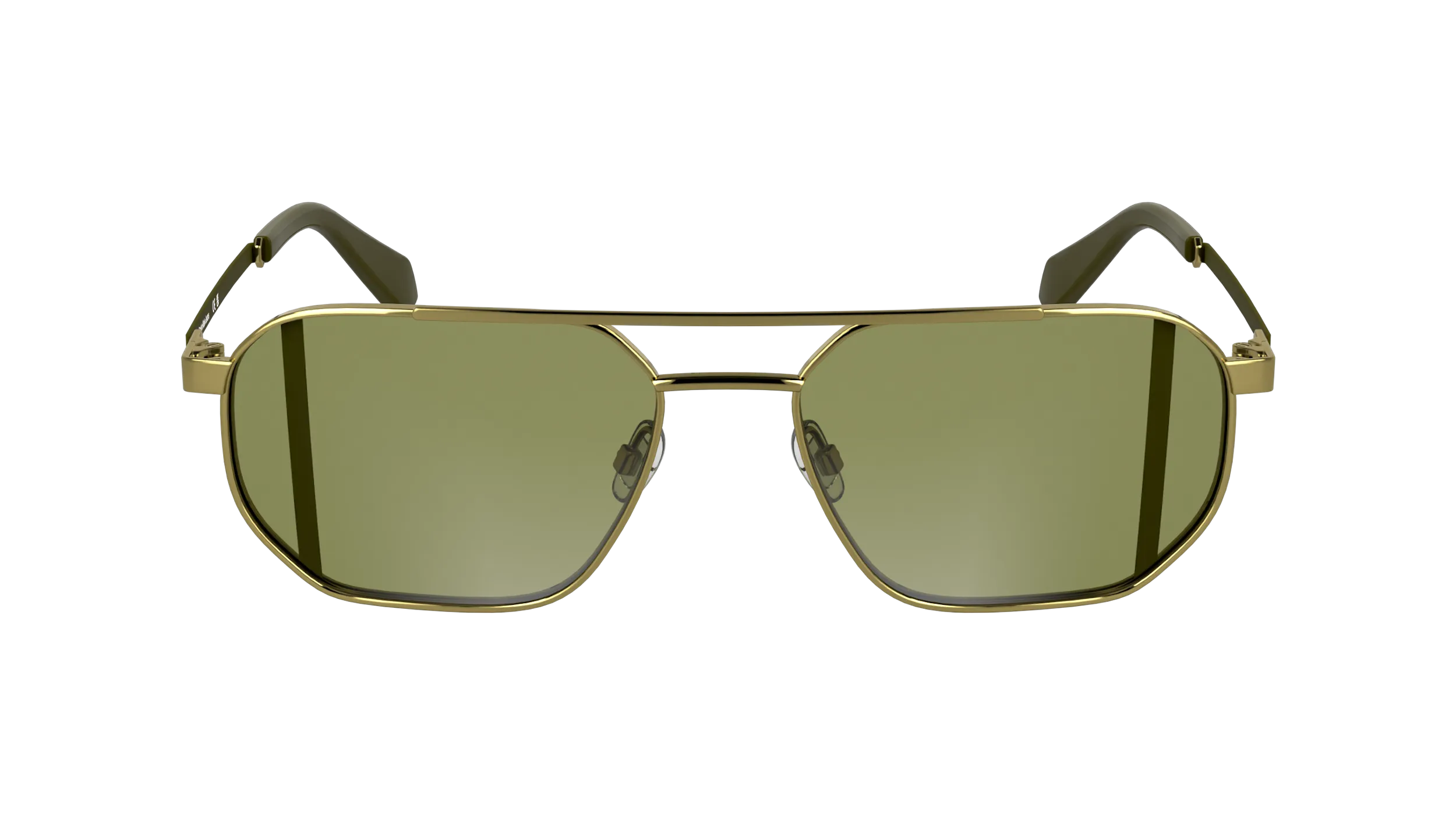 Calvin Klein CKJ25202S 717 Occhiali da sole Metallo Oro Squadrata Normale - immagine 2