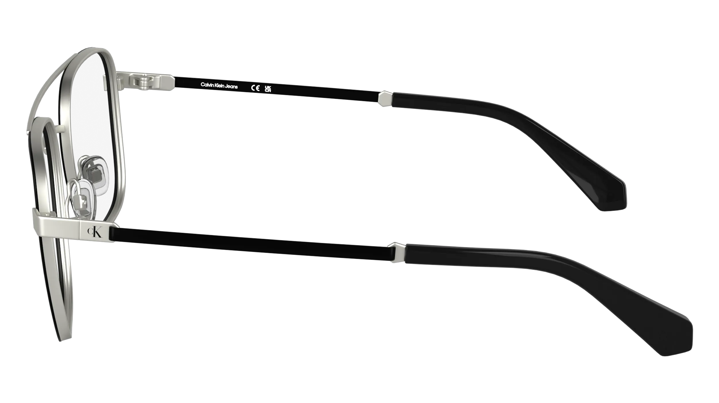 Calvin Klein CKJ25205 043 Montature da vista Metallo Pilot Normale - immagine 3