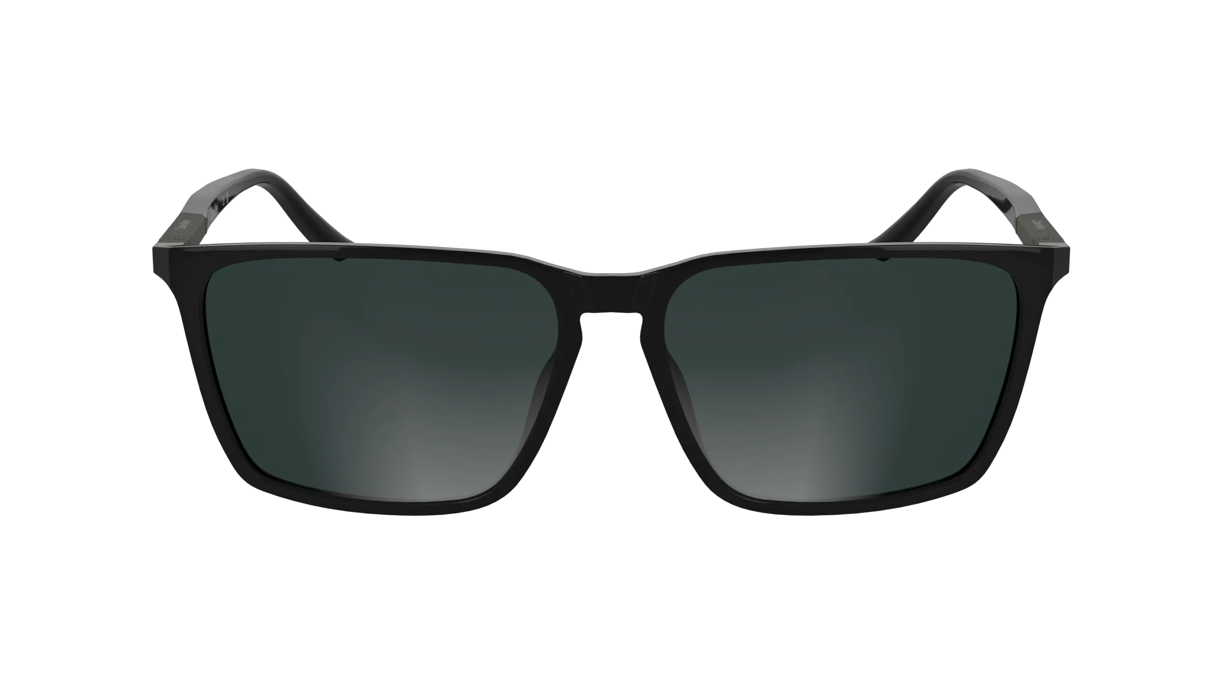 Calvin Klein CK25505S 001 Occhiali da sole Bio-iniettato Nero Squadrata Normale - immagine 2