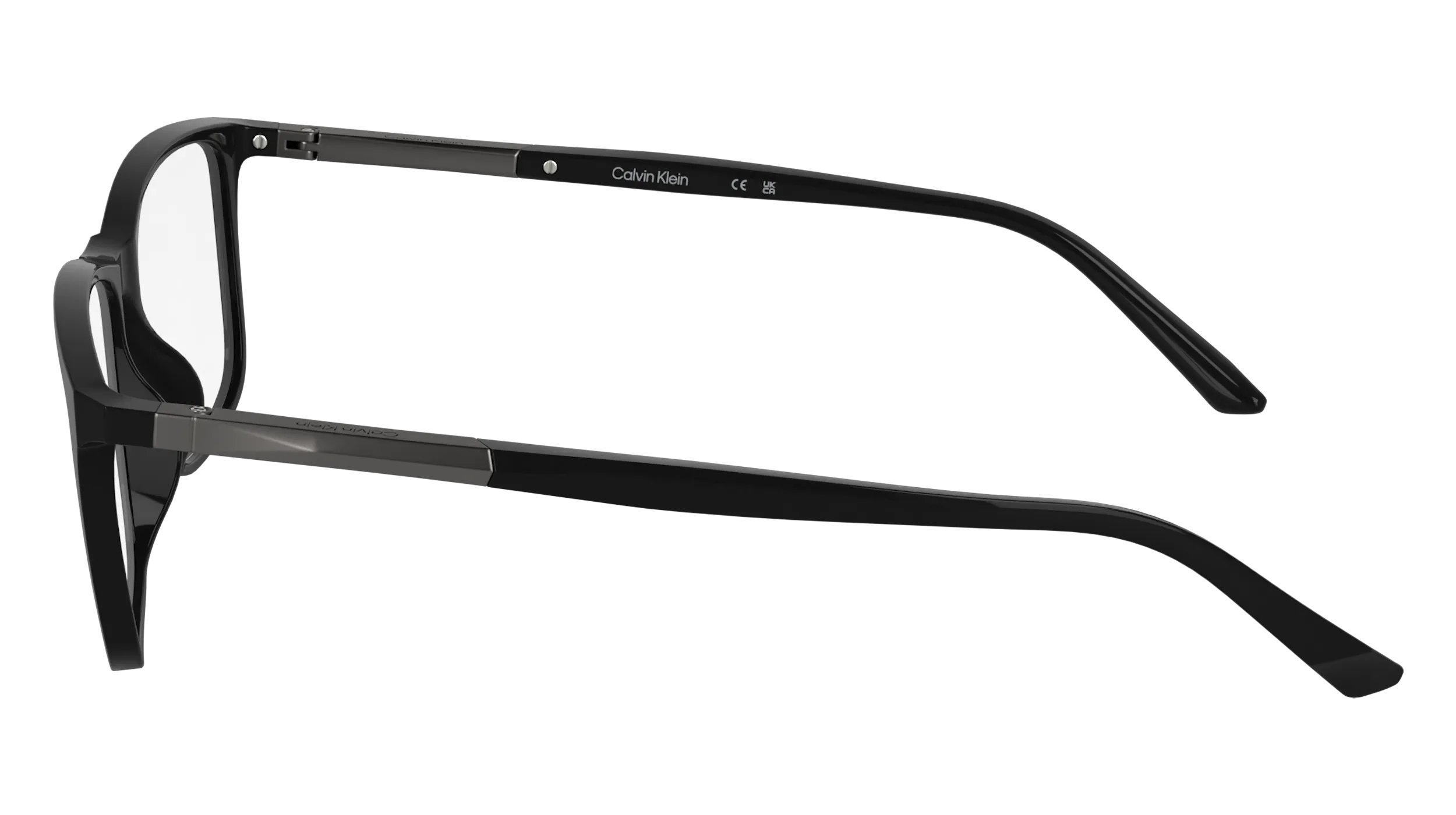 Calvin Klein CK5864N 001 Montature da vista Bio-iniettato Nero Squadrata Normale - immagine 3