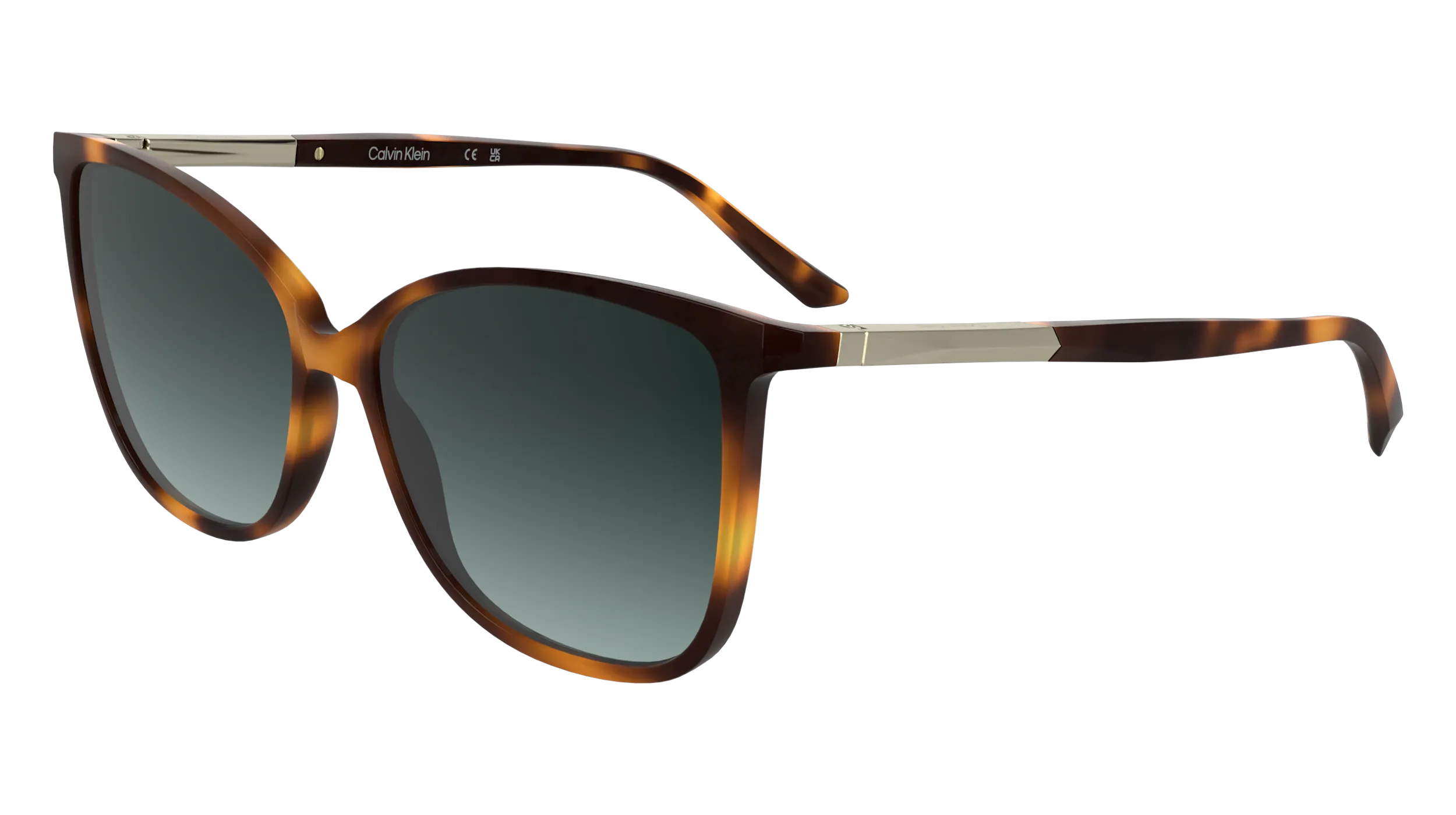 Calvin Klein CK25504S 240 Occhiali da sole Bio-iniettato Havana Farfalla Normale - immagine 1