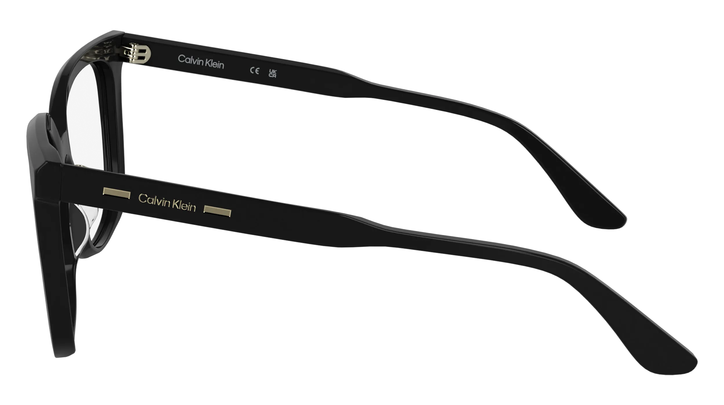 Calvin Klein CK25511 001 Montature da vista Acetato Nero Squadrata Normale - immagine 3
