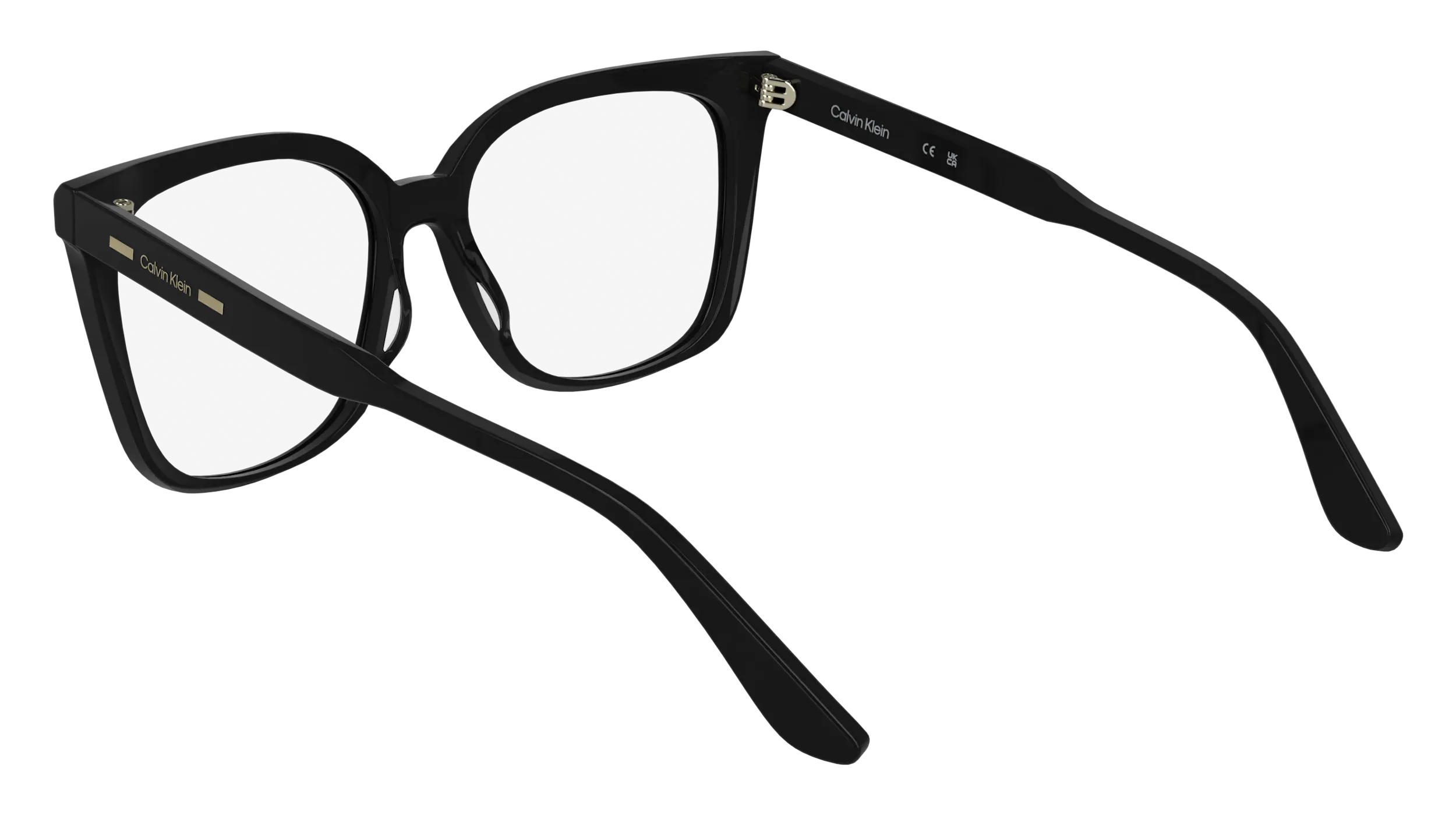 Calvin Klein CK25511 001 Montature da vista Acetato Nero Squadrata Normale - immagine 4