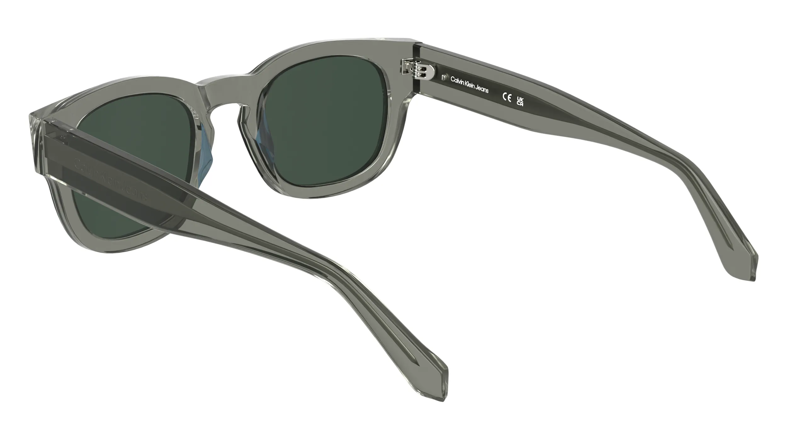 Calvin Klein CKJ25601S 057 Occhiali da sole Acetato Grigio Geometrica Normale - immagine 4
