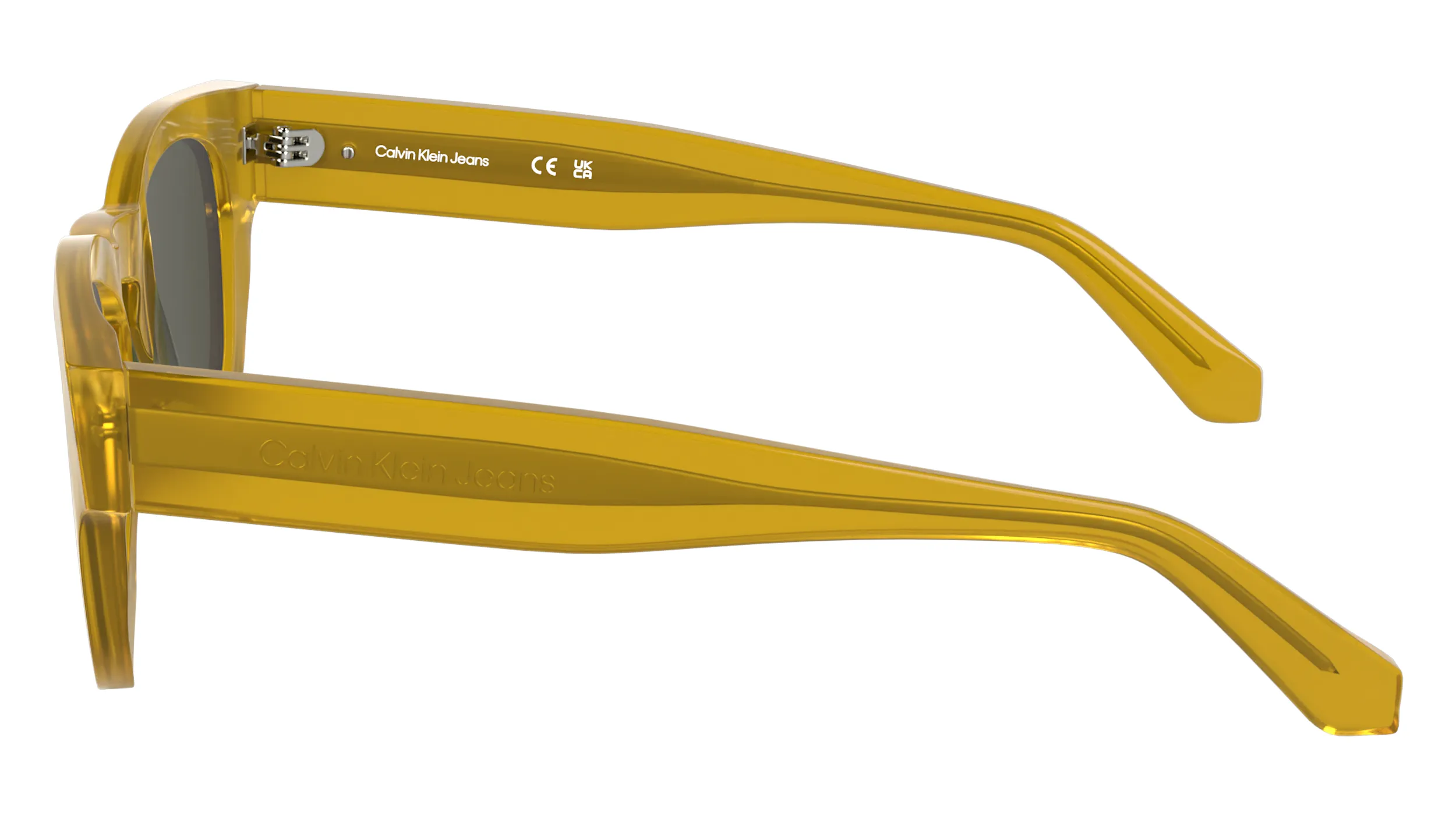 Calvin Klein CKJ25601S 275 Occhiali da sole Acetato Marrone Geometrica Normale - immagine 3