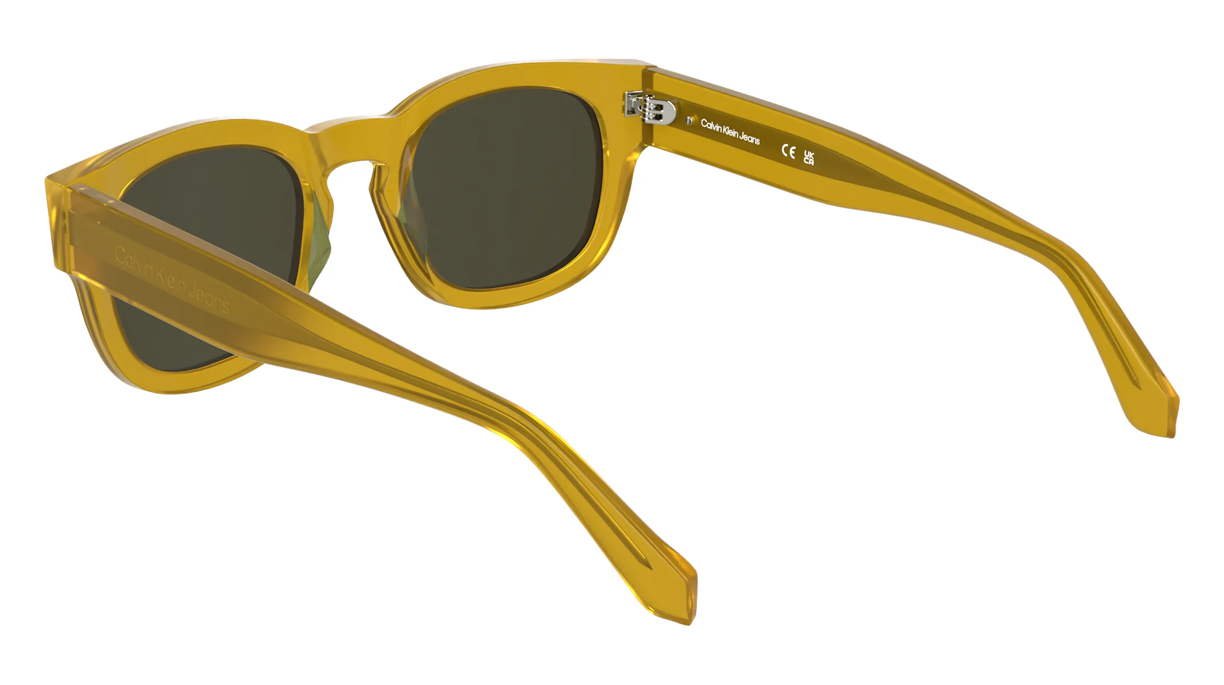 Calvin Klein CKJ25601S 275 Occhiali da sole Acetato Marrone Geometrica Normale - immagine 4