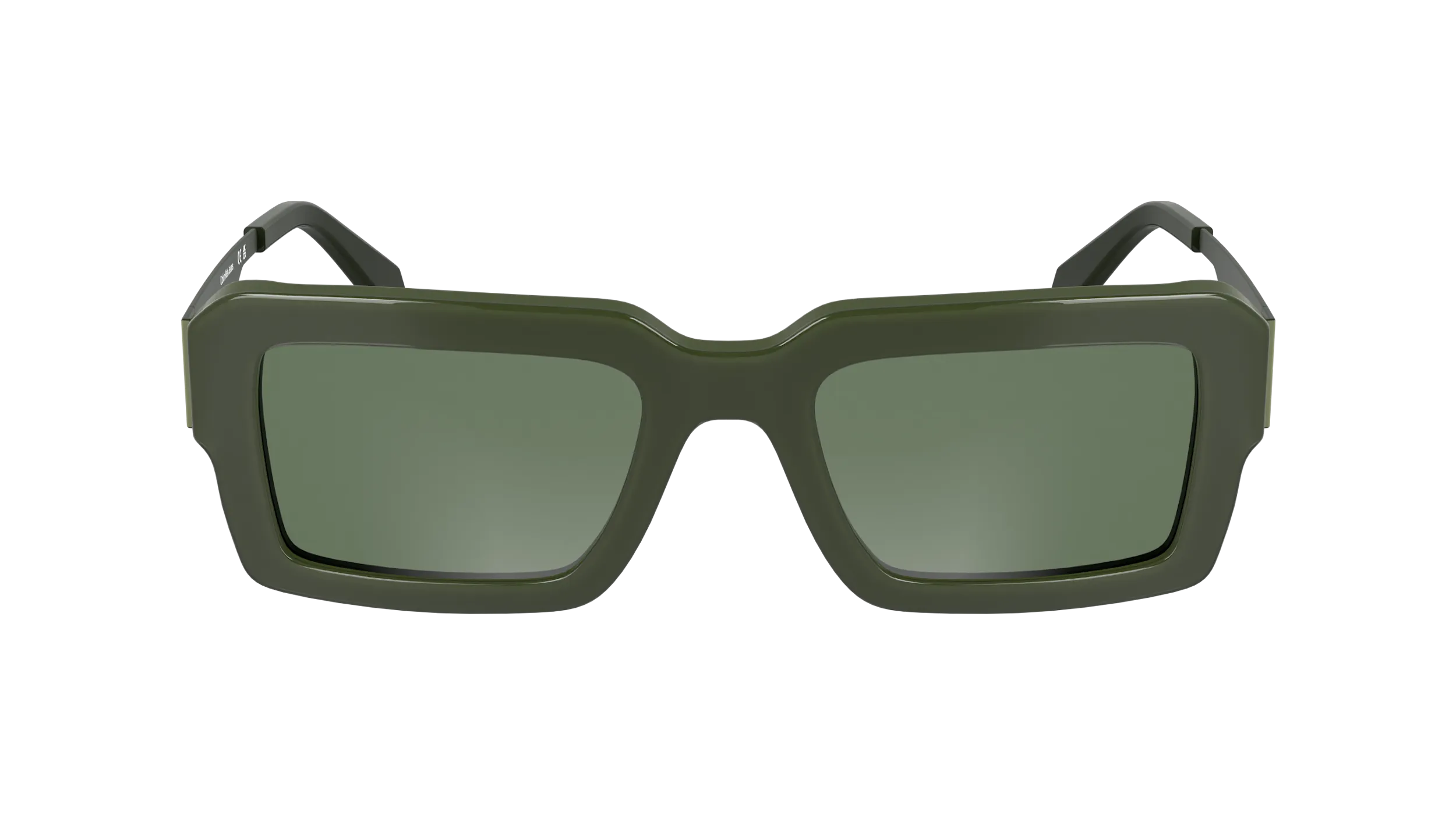 Calvin Klein CKJ25606S 300 Occhiali da sole Acetato Verde Squadrata Normale - immagine 2