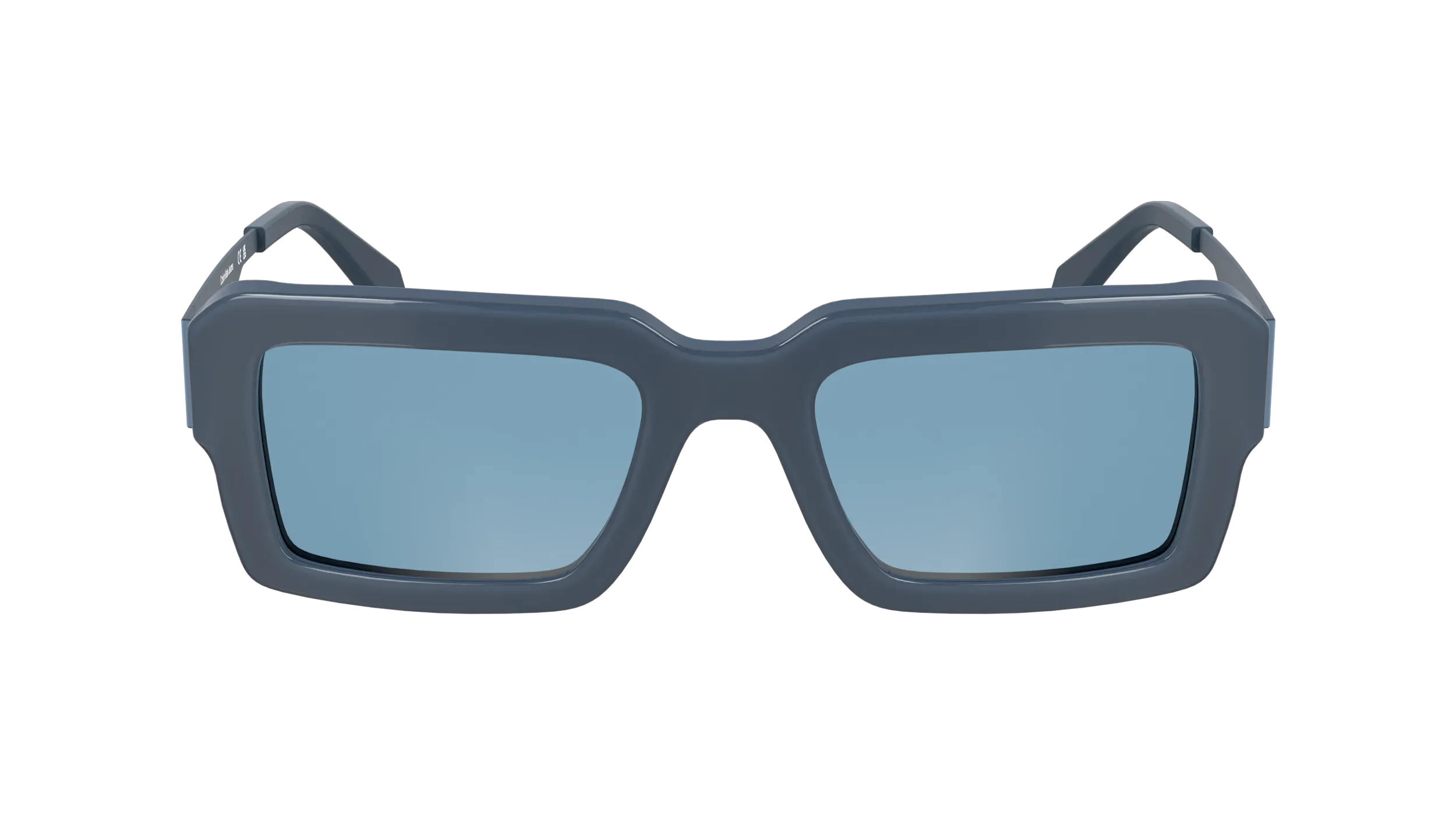 Calvin Klein CKJ25606S 400 Occhiali da sole Acetato Blu Squadrata Normale - immagine 2