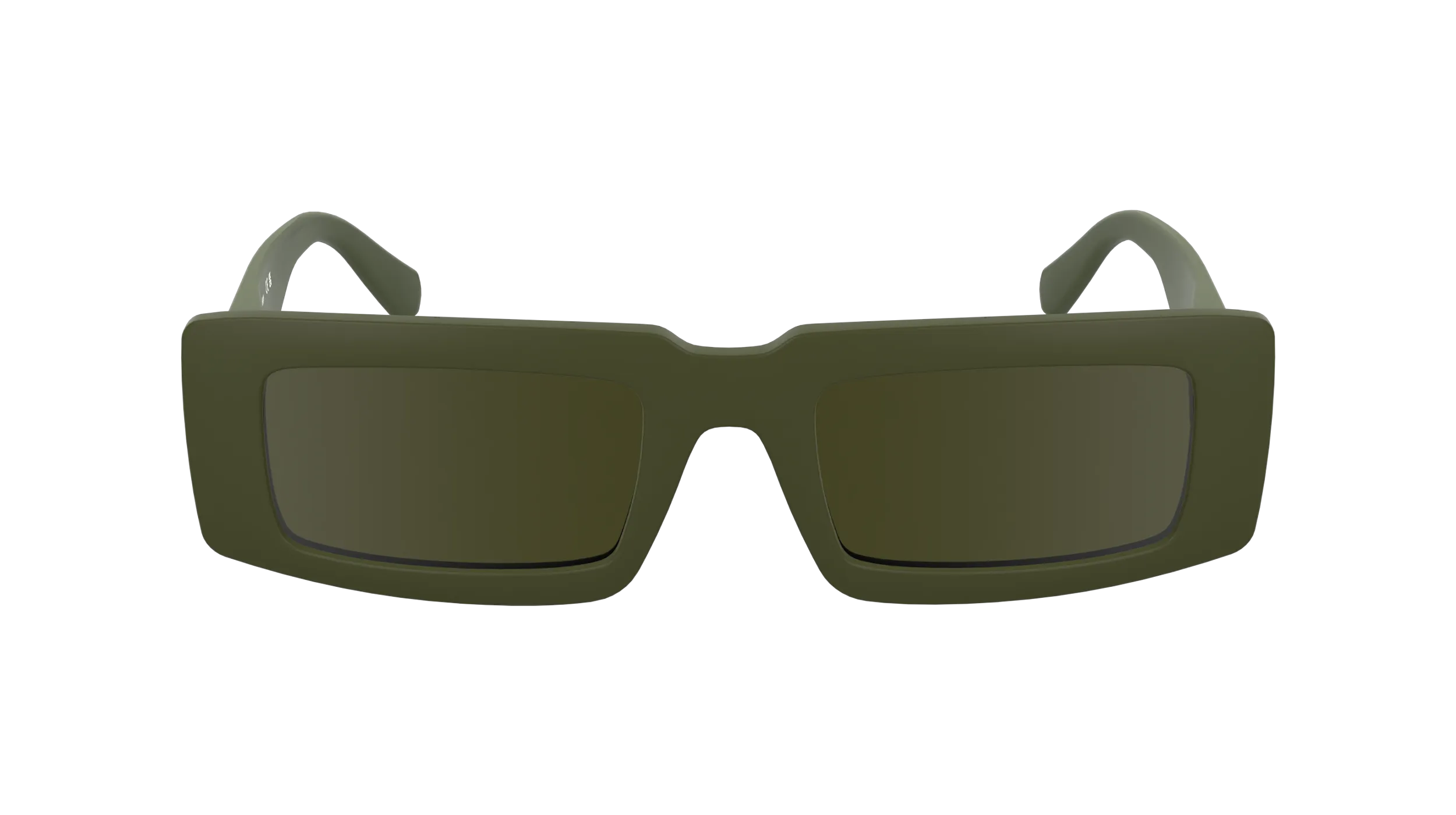 Calvin Klein CKJ25608S 309 Occhiali da sole Bio-iniettato Verde Squadrata Normale - immagine 2