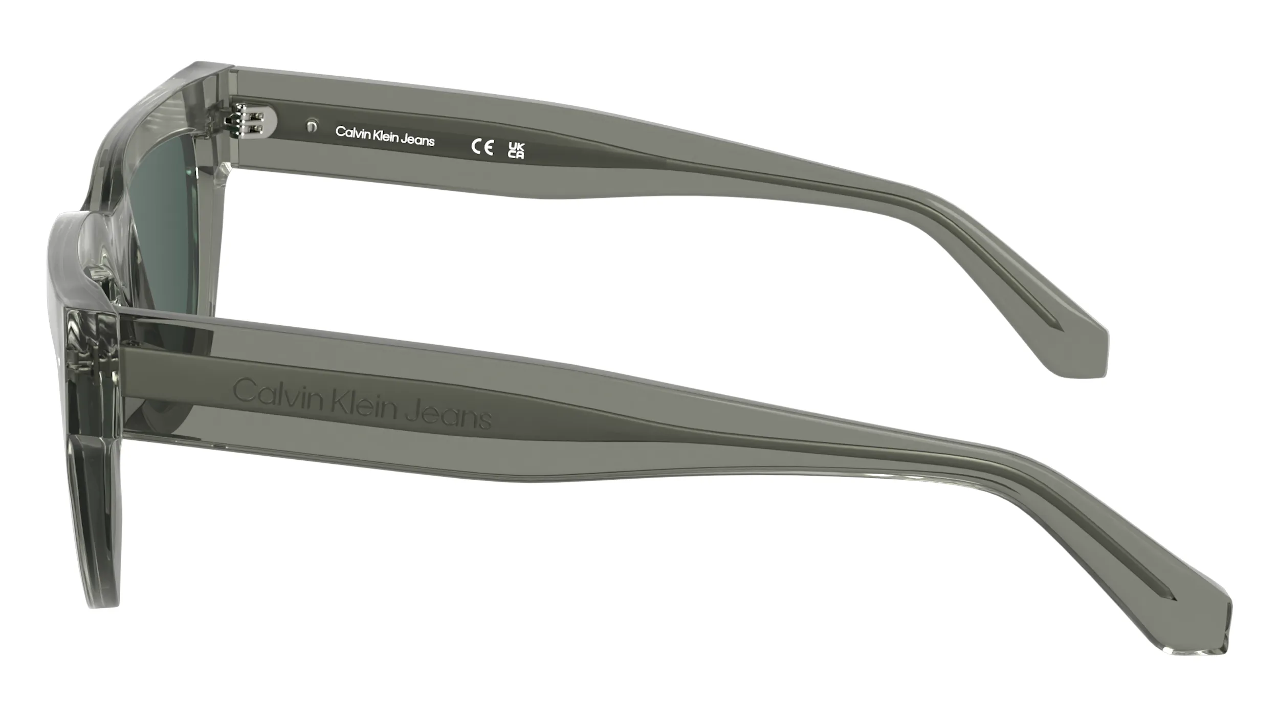 Calvin Klein CKJ25600S 057 Occhiali da sole Acetato Grigio Cat Eye Normale - immagine 3