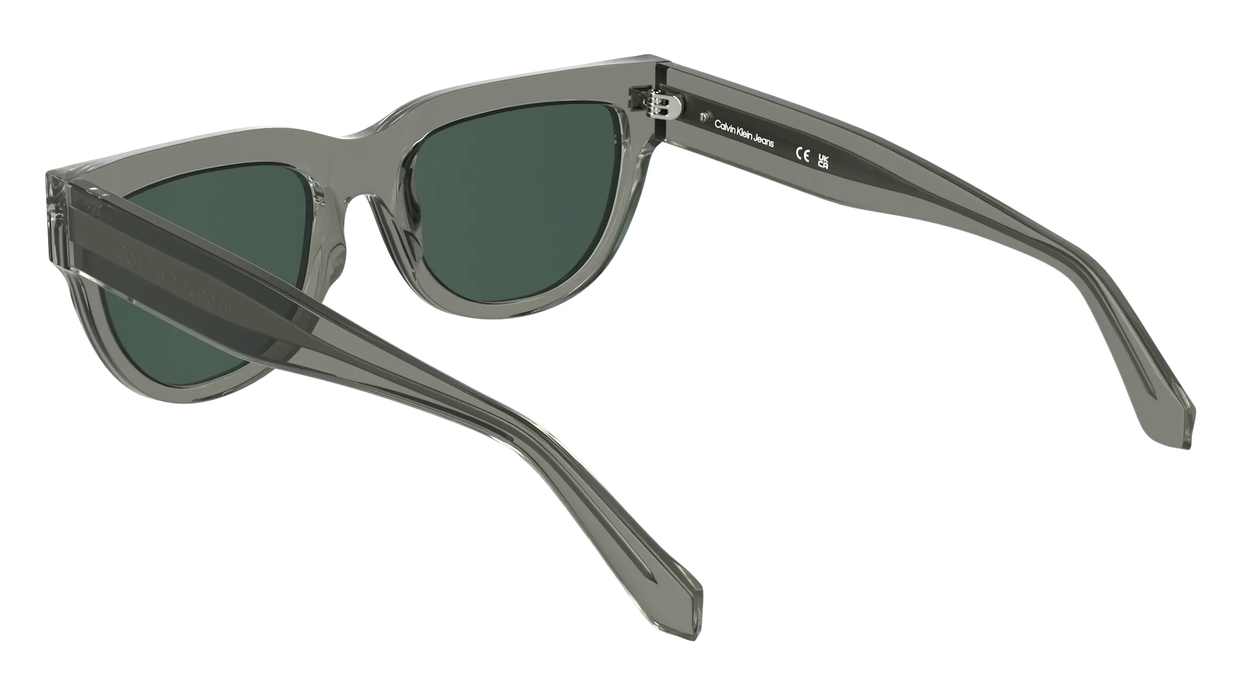Calvin Klein CKJ25600S 057 Occhiali da sole Acetato Grigio Cat Eye Normale - immagine 4