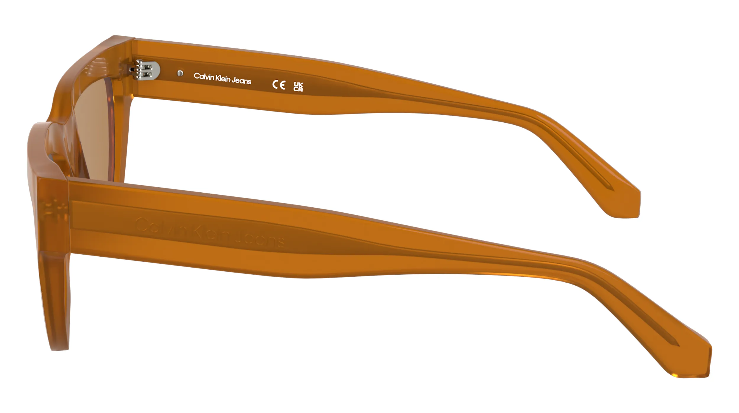 Calvin Klein CKJ25600S 201 Occhiali da sole Acetato Havana Cat Eye Normale - immagine 3