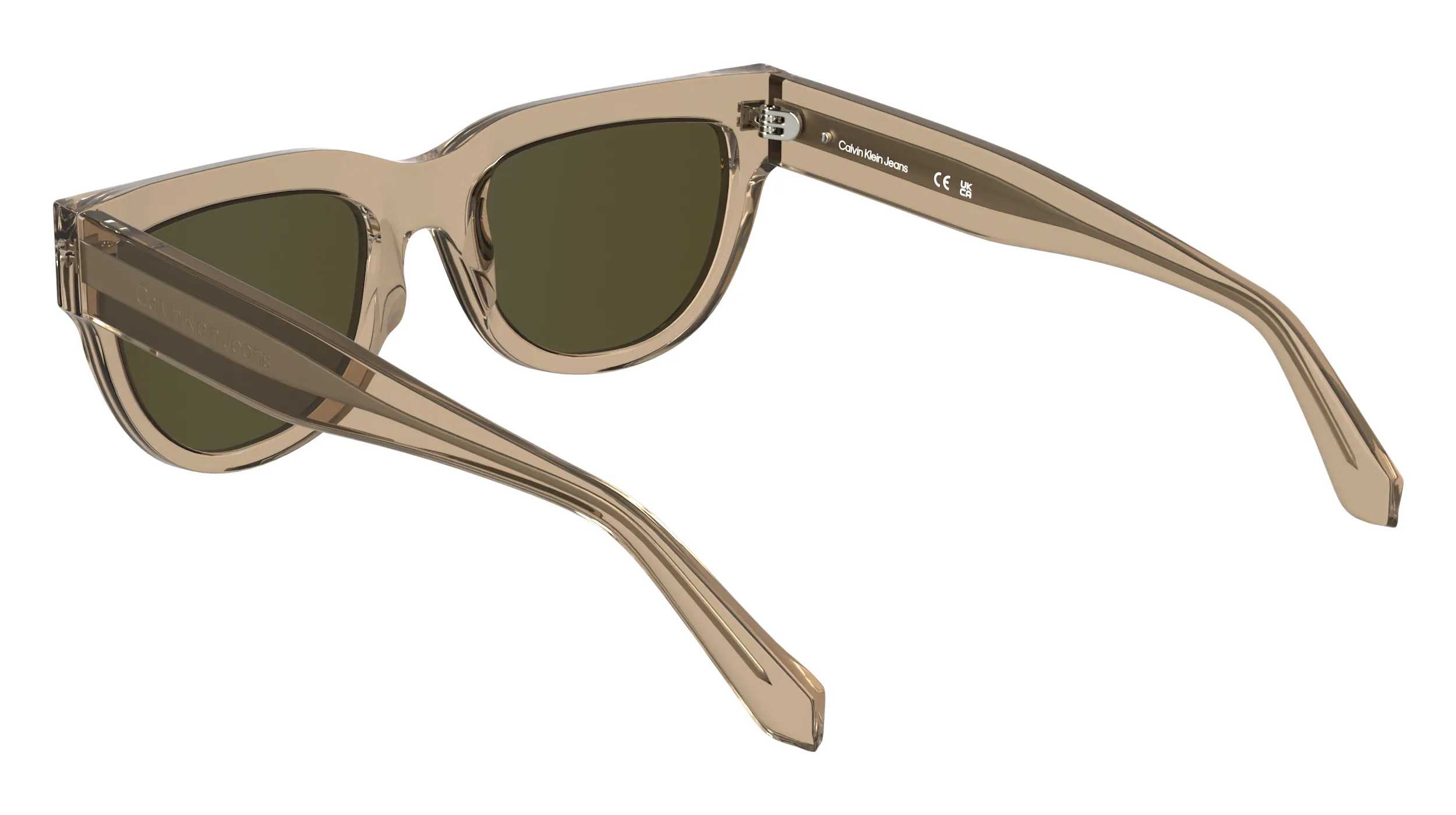 Calvin Klein CKJ25600S 208 Occhiali da sole Acetato Marrone Cat Eye Normale - immagine 4