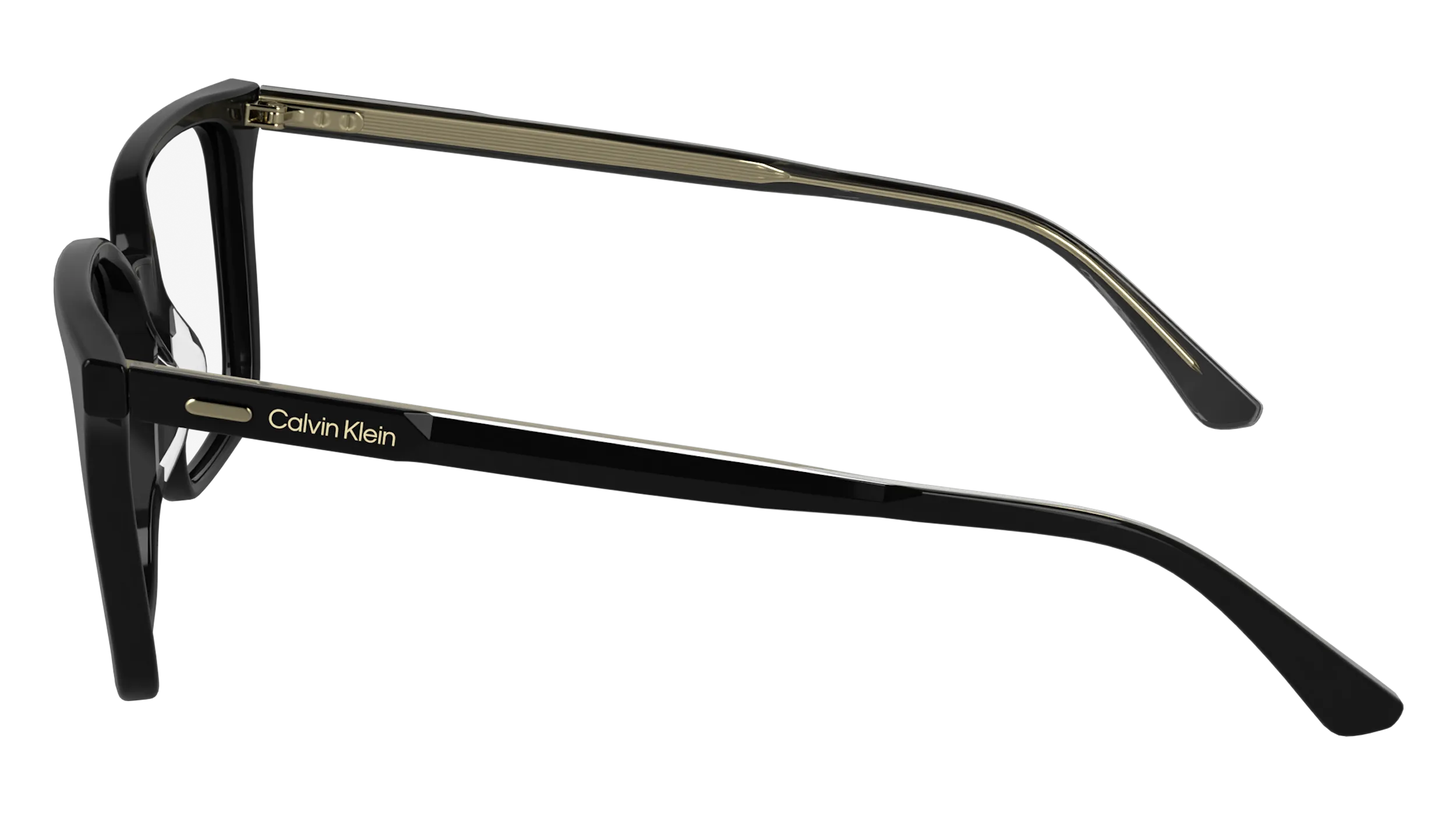 Calvin Klein CK24544 001 Montature da vista Acetato Nero Squadrata Normale - immagine 3