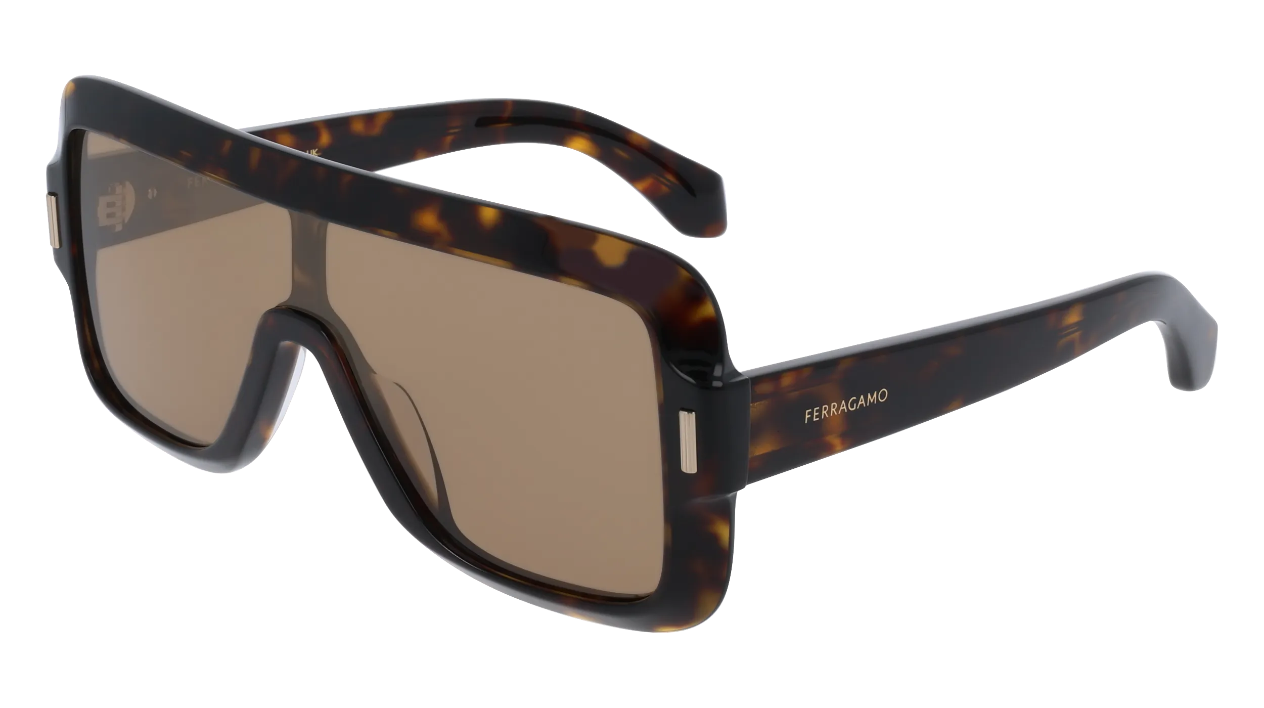 Ferragamo SF2061SE 242 Occhiali da sole Acetato Havana Maschera Normale - immagine 1