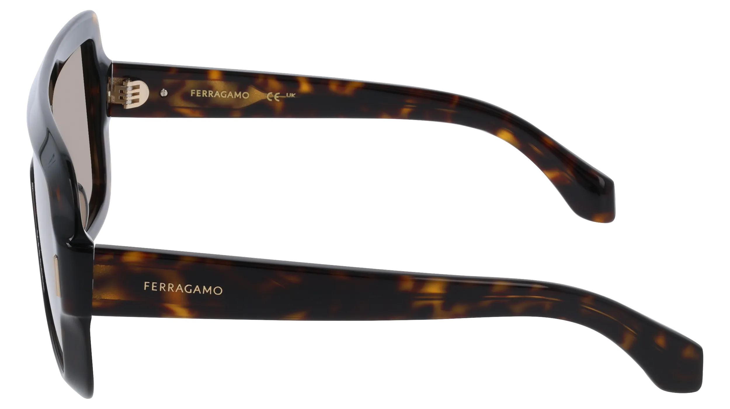 Ferragamo SF2061SE 242 Occhiali da sole Acetato Havana Maschera Normale - immagine 3