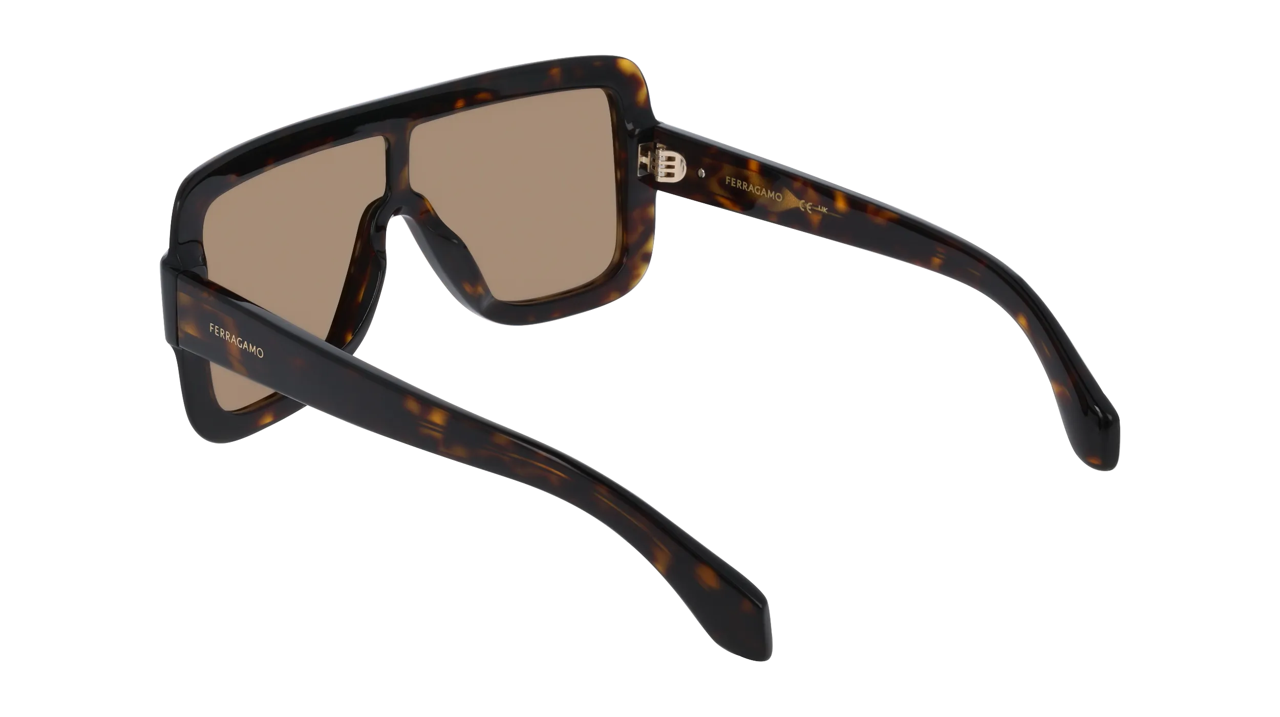 Ferragamo SF2061SE 242 Occhiali da sole Acetato Havana Maschera Normale - immagine 4