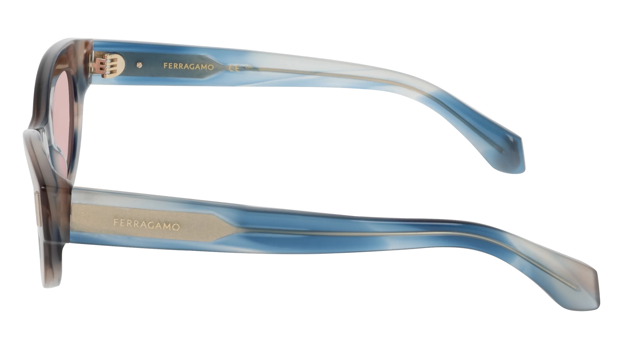 Ferragamo SF2062SE 314 Occhiali da sole Acetato Cat Eye Normale - immagine 3