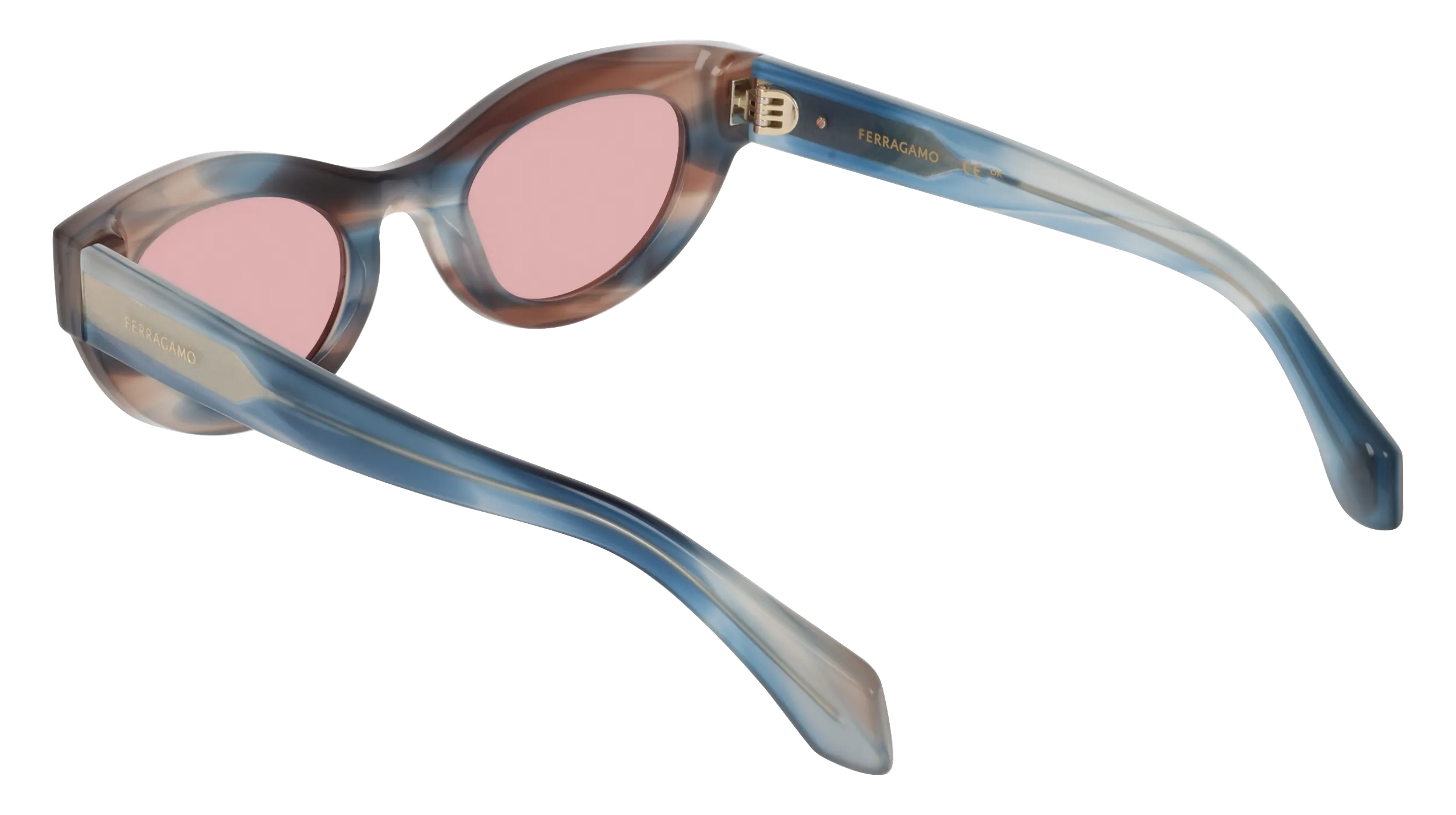 Ferragamo SF2062SE 314 Occhiali da sole Acetato Cat Eye Normale - immagine 4