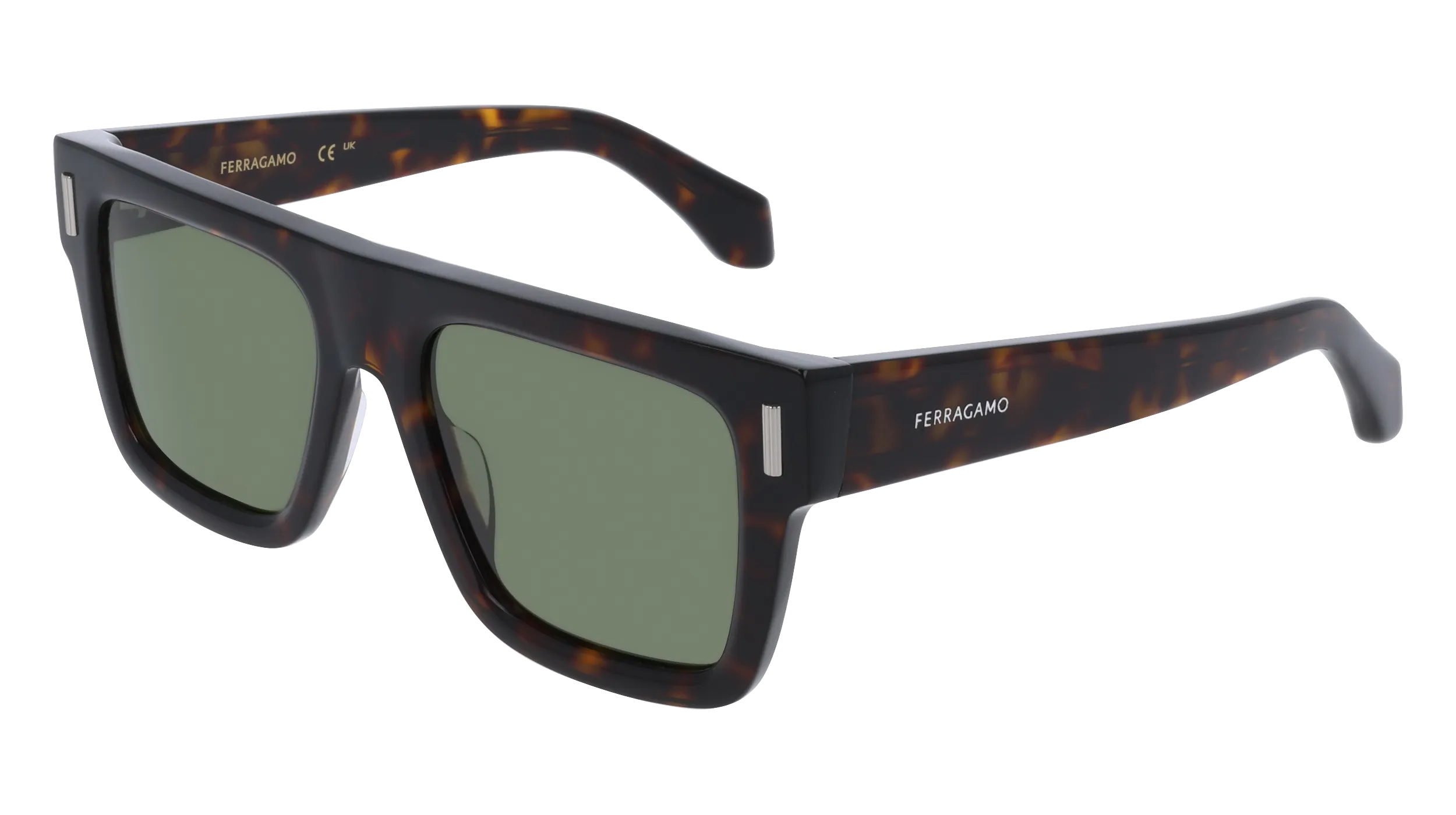 Ferragamo SF2063SE 242 Occhiali da sole Acetato Havana Squadrata Normale - immagine 1