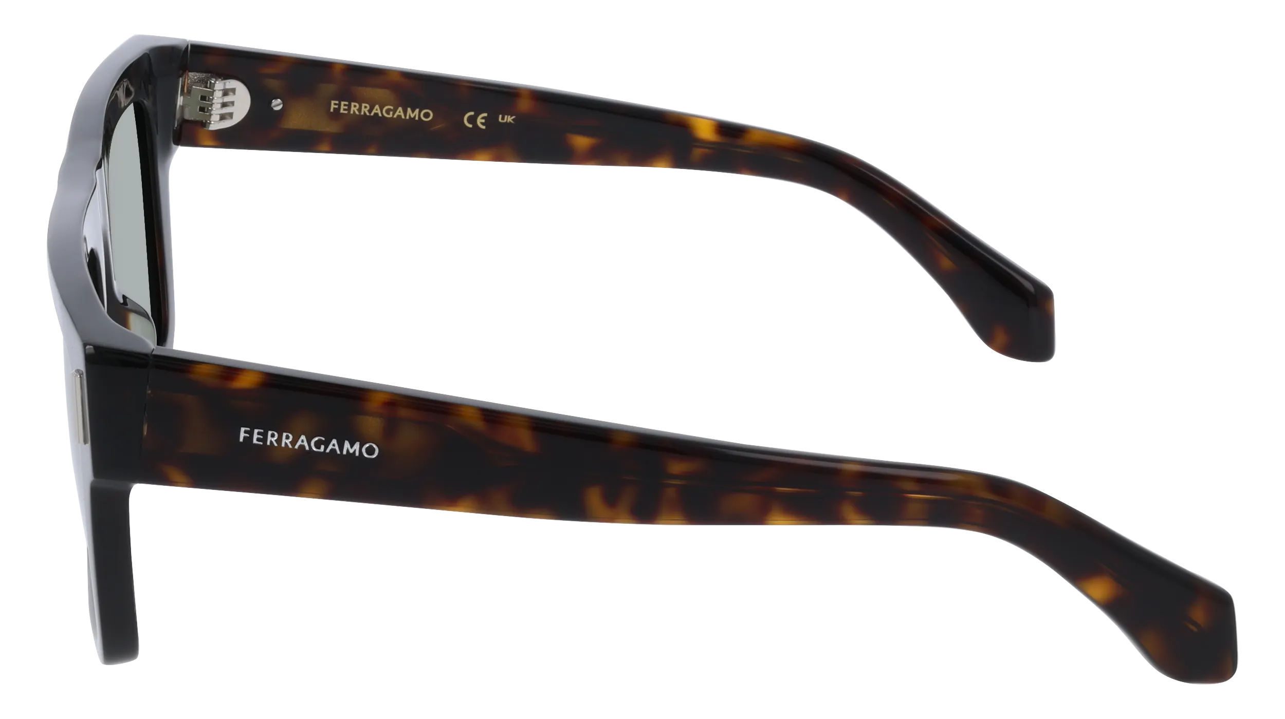 Ferragamo SF2063SE 242 Occhiali da sole Acetato Havana Squadrata Normale - immagine 3