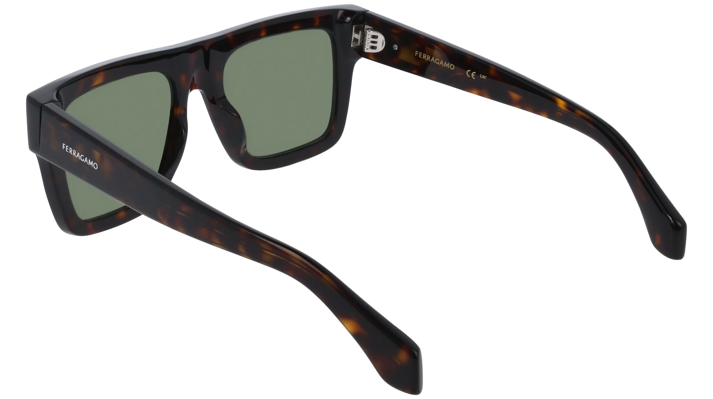 Ferragamo SF2063SE 242 Occhiali da sole Acetato Havana Squadrata Normale - immagine 4