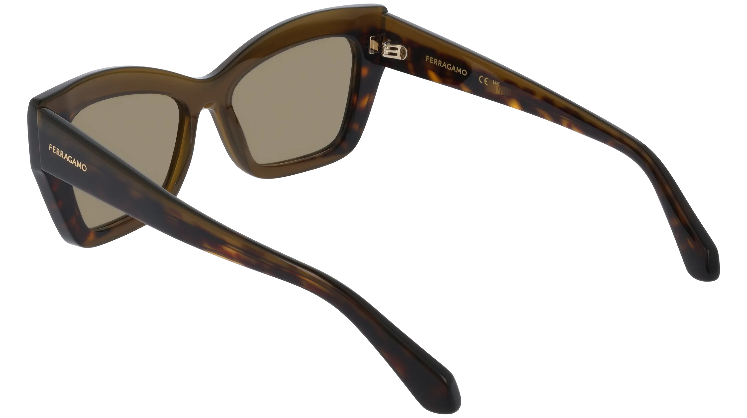 Ferragamo SF2065S 338 Occhiali da sole Acetato Farfalla Normale - immagine 4