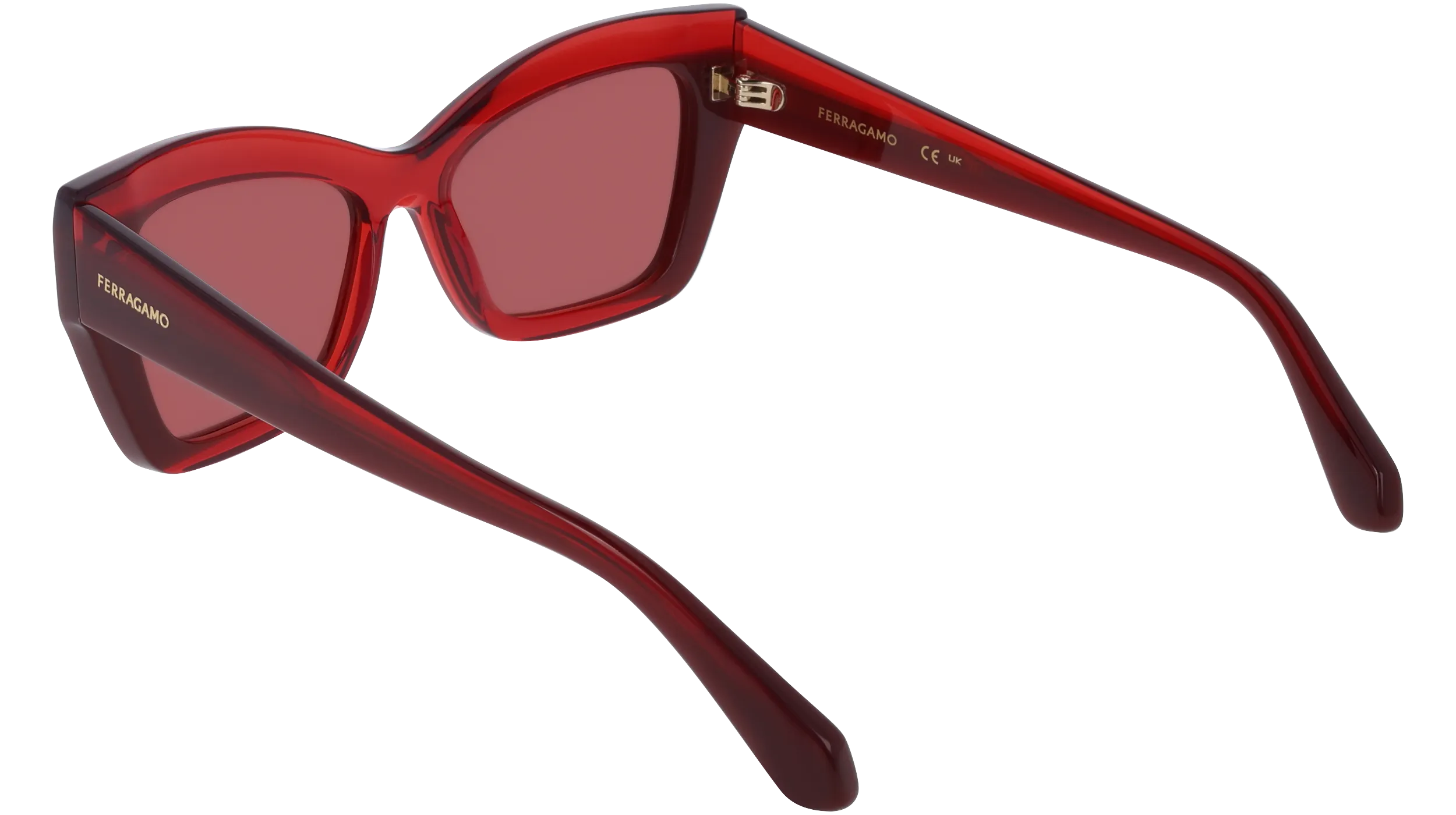 Ferragamo SF2065S 613 Occhiali da sole Acetato Farfalla Normale - immagine 4